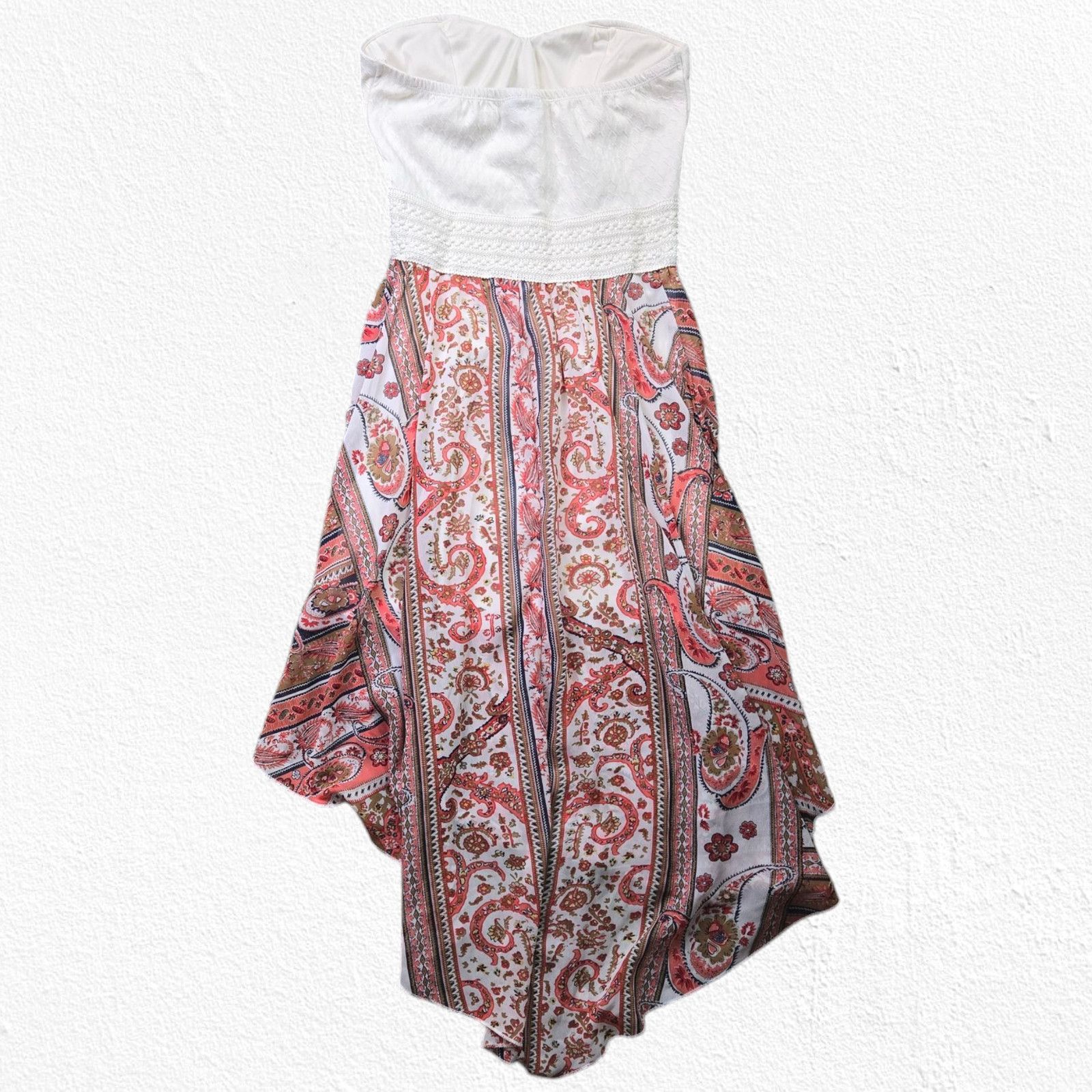 Other Paisley Strapless Boho High Low Dress Size Medium Size M / US 6-8 / IT 42-44 - 9 Thumbnail