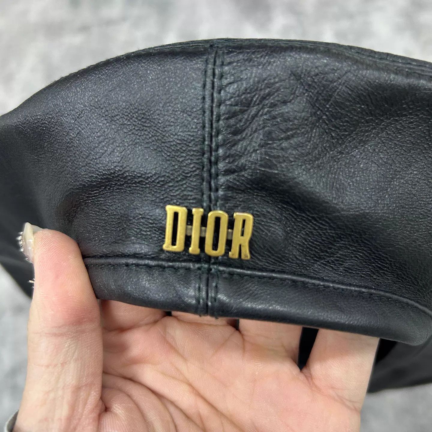 Dior Dior New Sheepskin Beret Size 58 Size ONE SIZE - 3 Thumbnail
