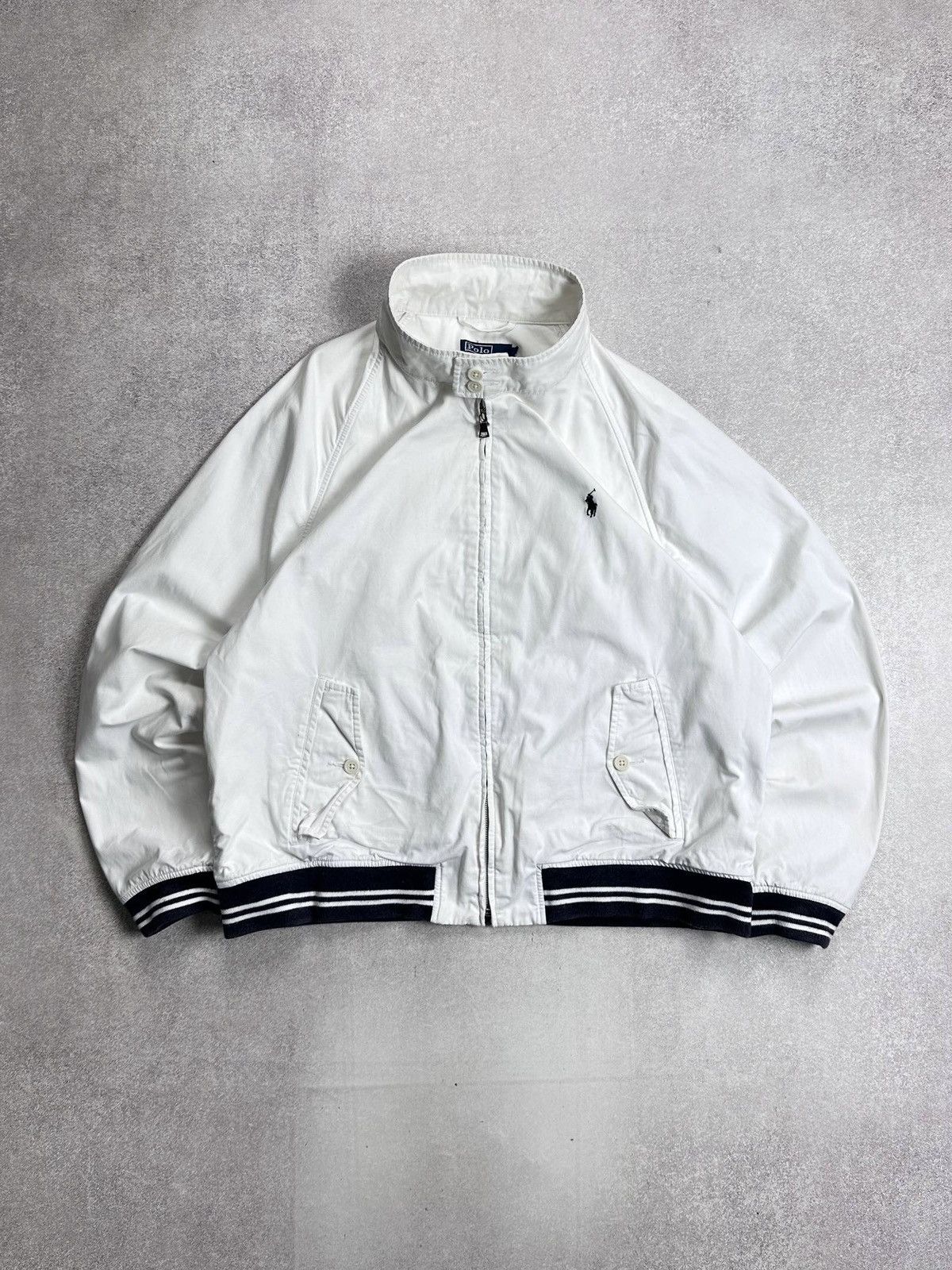 Polo Ralph Lauren Vintage Polo Ralph Lauren White Old Money Sailor Jacket XL Size US XL / EU 56 / 4 - 1 Thumbnail