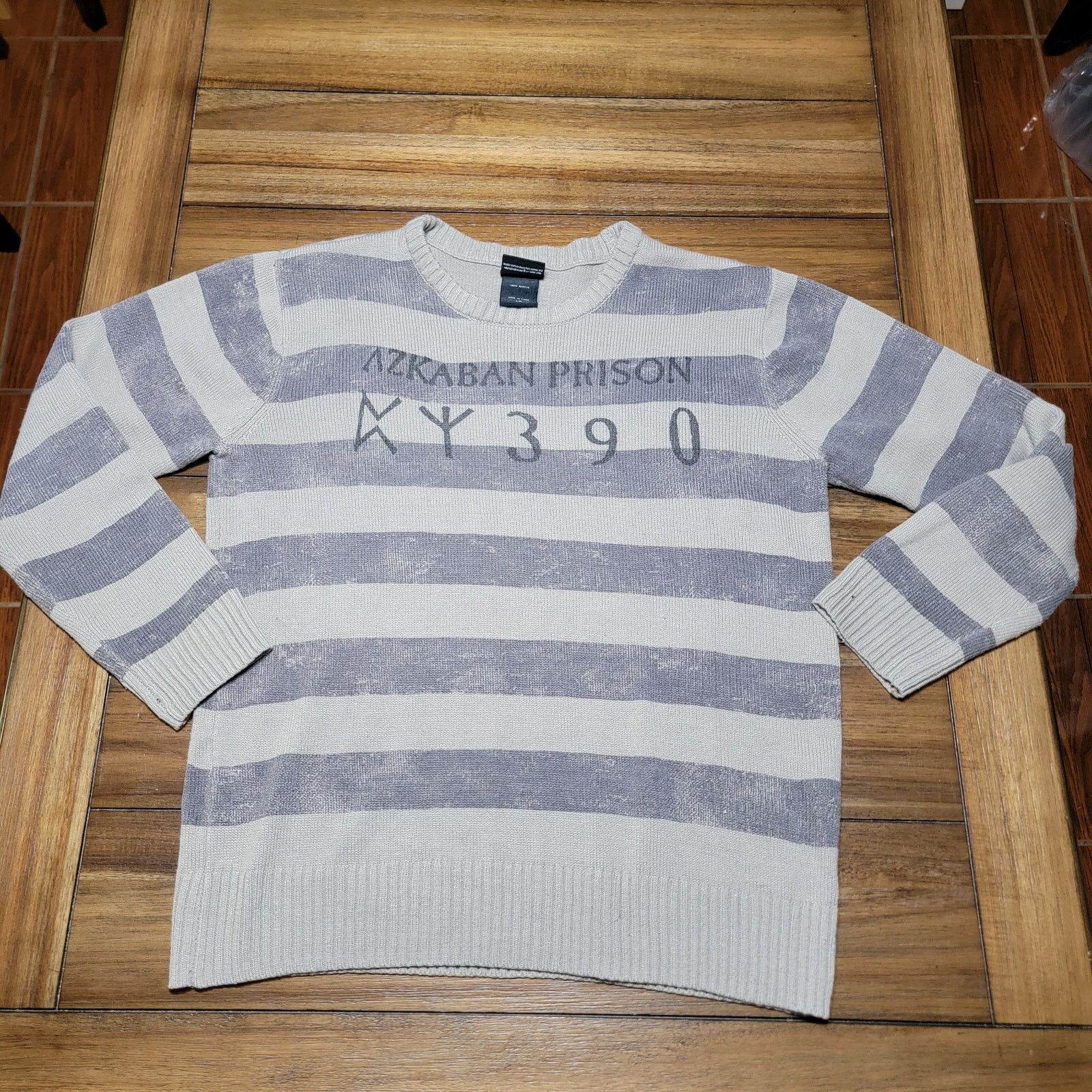 Other Harry Potter LS Striped Knit Sweater "Azkaban Prison" -Large Size US L / EU 52-54 / 3 - 2 Thumbnail