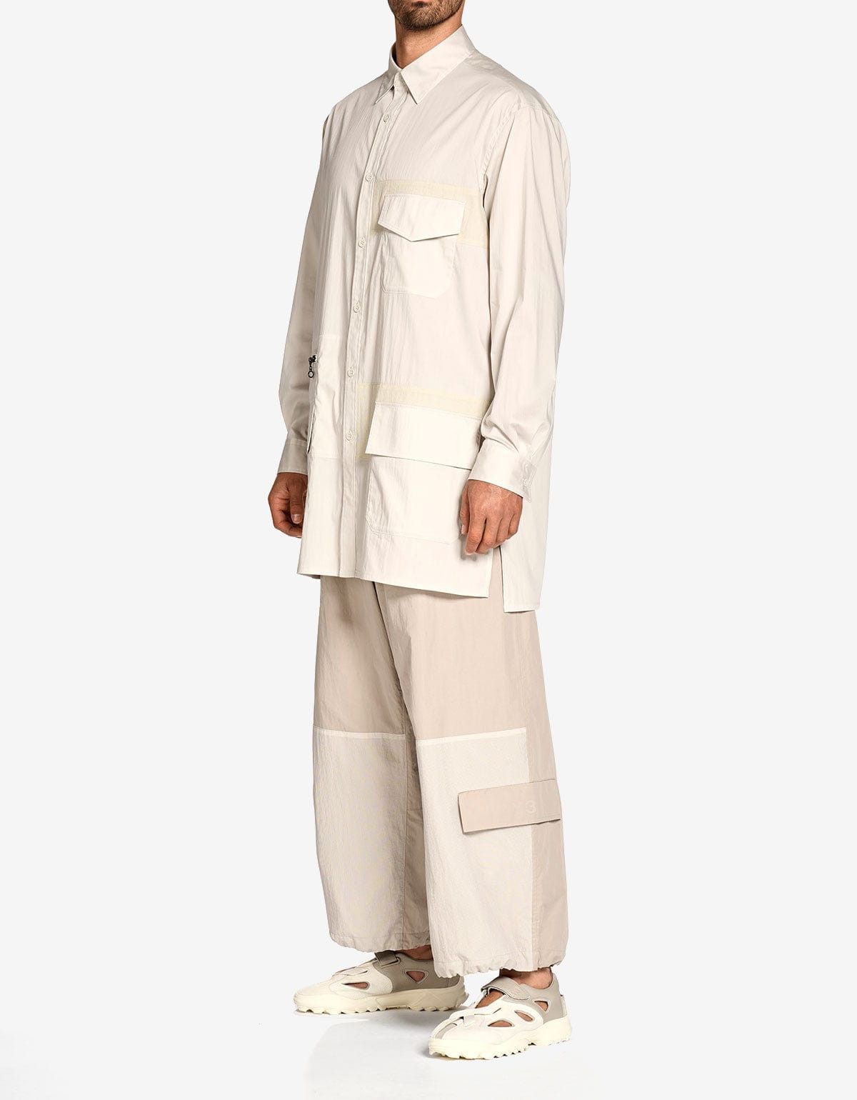 Y-3 Y-3 White Utility Shirt Size US L / EU 52-54 / 3 - 2 Thumbnail