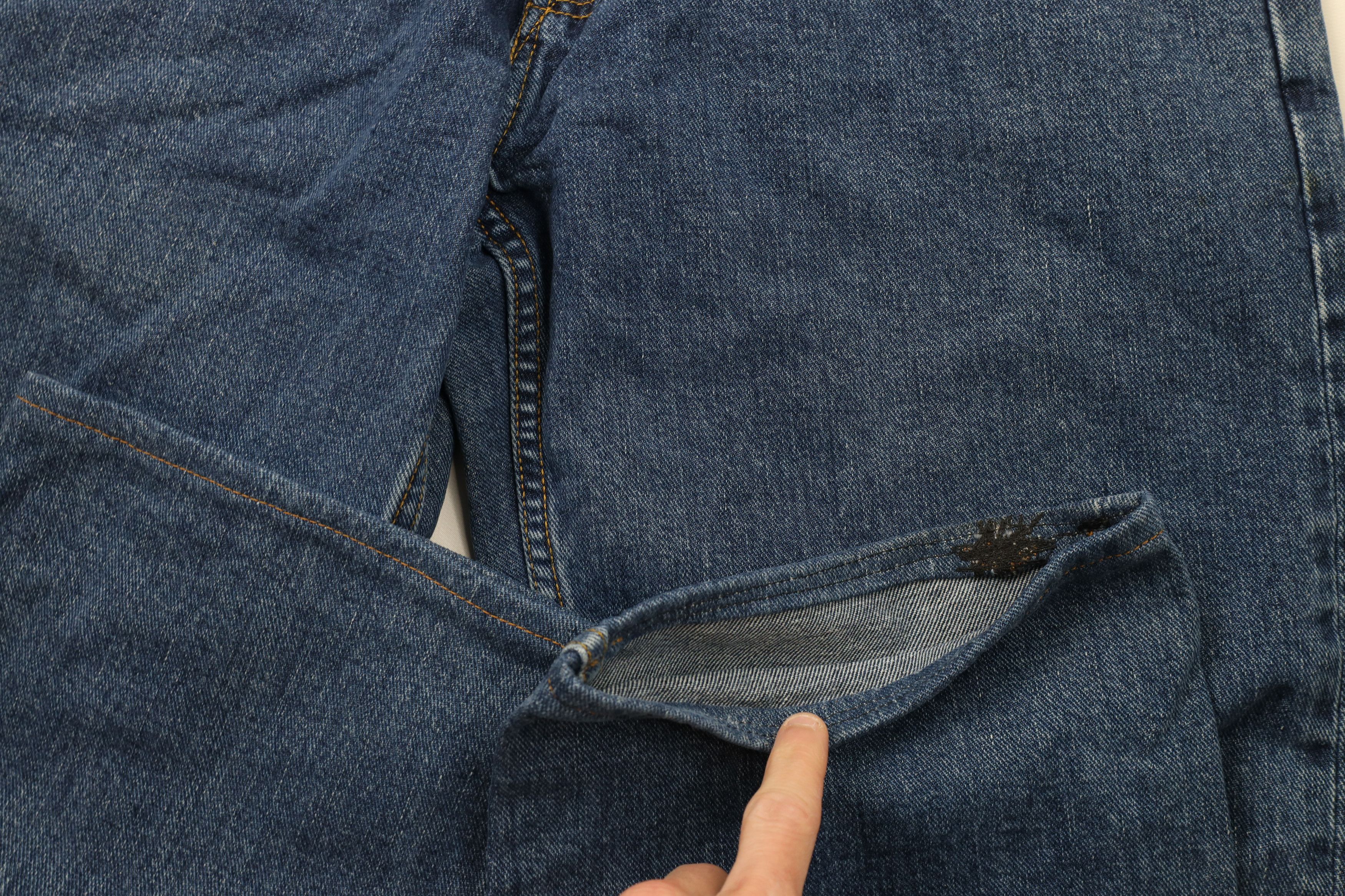 Nautica × Vintage Vintage 90s Nautica Out Baggy Wide Leg Denim Jeans Blue Size US 32 / EU 48 - 5 Thumbnail
