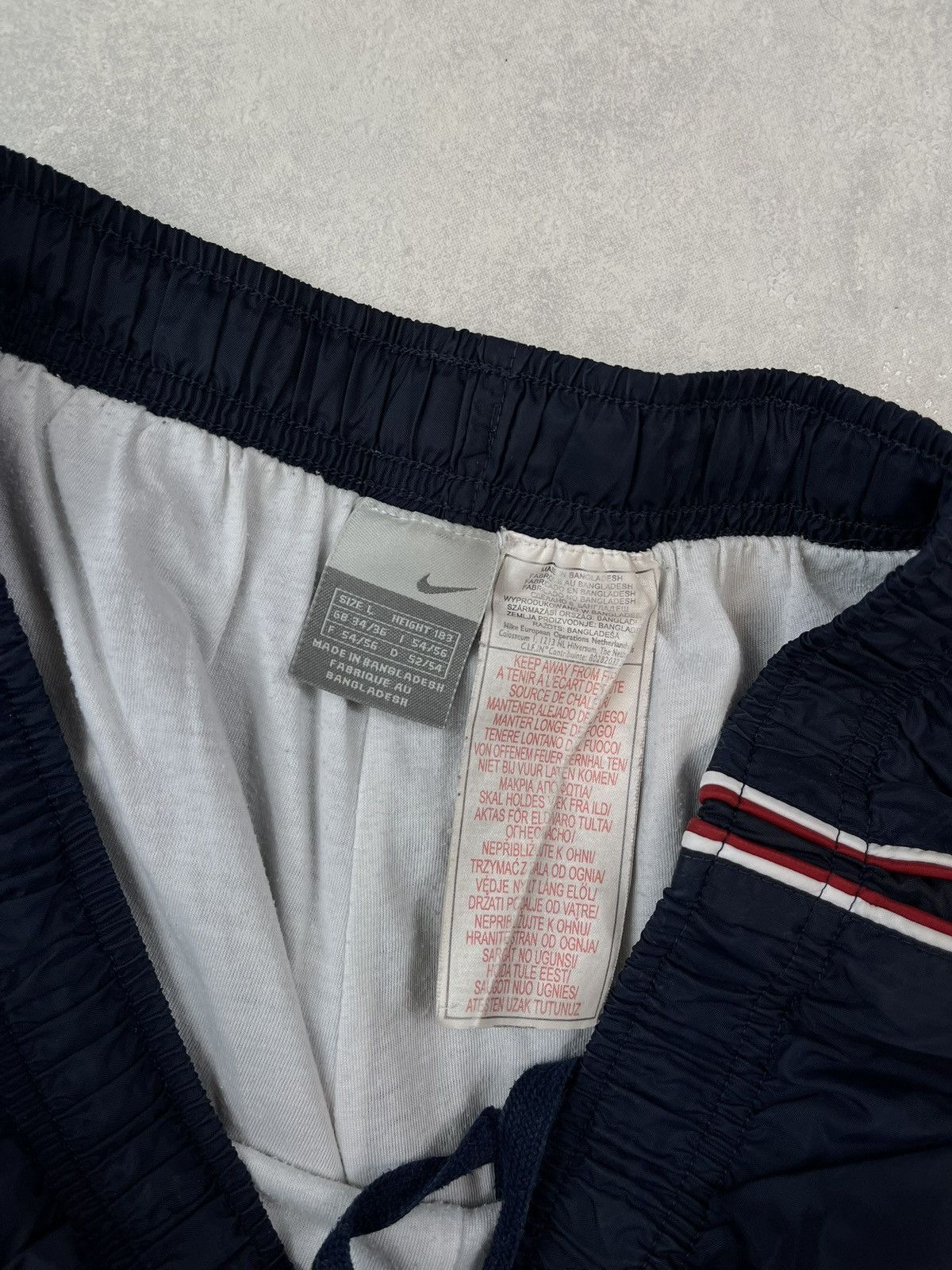 Nike × Vintage 90s Nike Swoosh Vintage Y2K Parachute Nylon Distressed Pants Size US 33 - 3 Thumbnail