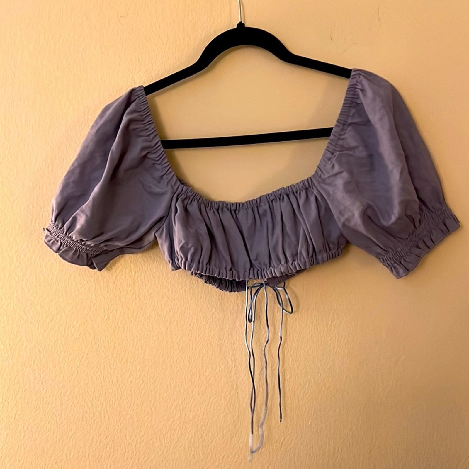 Kendall And Kylie Kendall & Kylie Periwinkle Tie Crop Top Size XS Size XS / US 0-2 / IT 36-38 - 6 Thumbnail