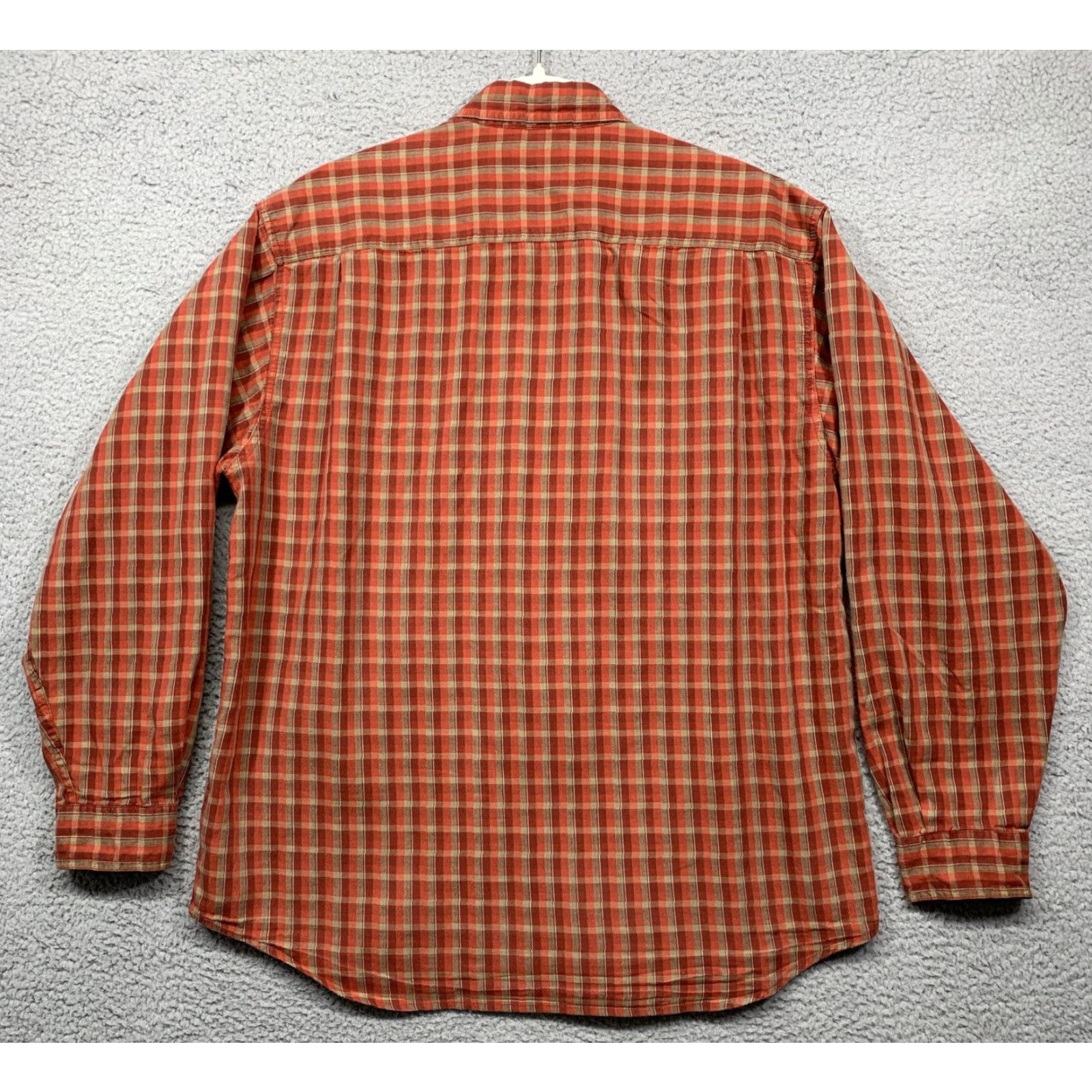 Logo 7 Columbia Mens Long Sleeve Shirt Size Medium Red Brown Tan Plaid Logo Button-Up Shirt Mens Regular Fit Size US M / EU 48-50 / 2 - 4 Thumbnail