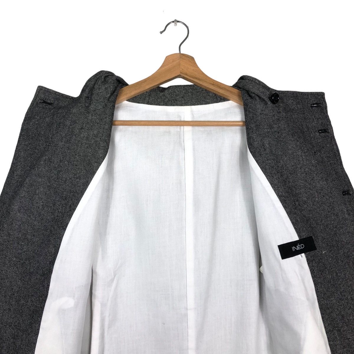 Yohji Yamamoto 🔥Rich Grey - Wool Jacket Cargo Ined Yohji Yamamoto Japan Size US M / EU 48-50 / 2 - 12 Thumbnail