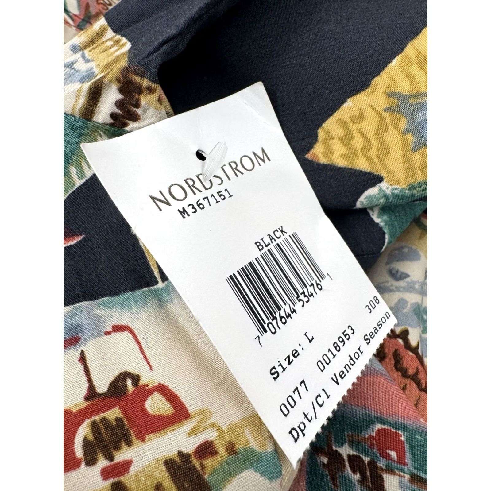ALOHAS Kahala John Severson - NEW w TAG - BEACH TOWN Hawaiian Aloha L Shirt Shirt Mens L Black Hawaiian 90s Theme Boys Girls Size US L / EU 52-54 / 3 - 5 Thumbnail