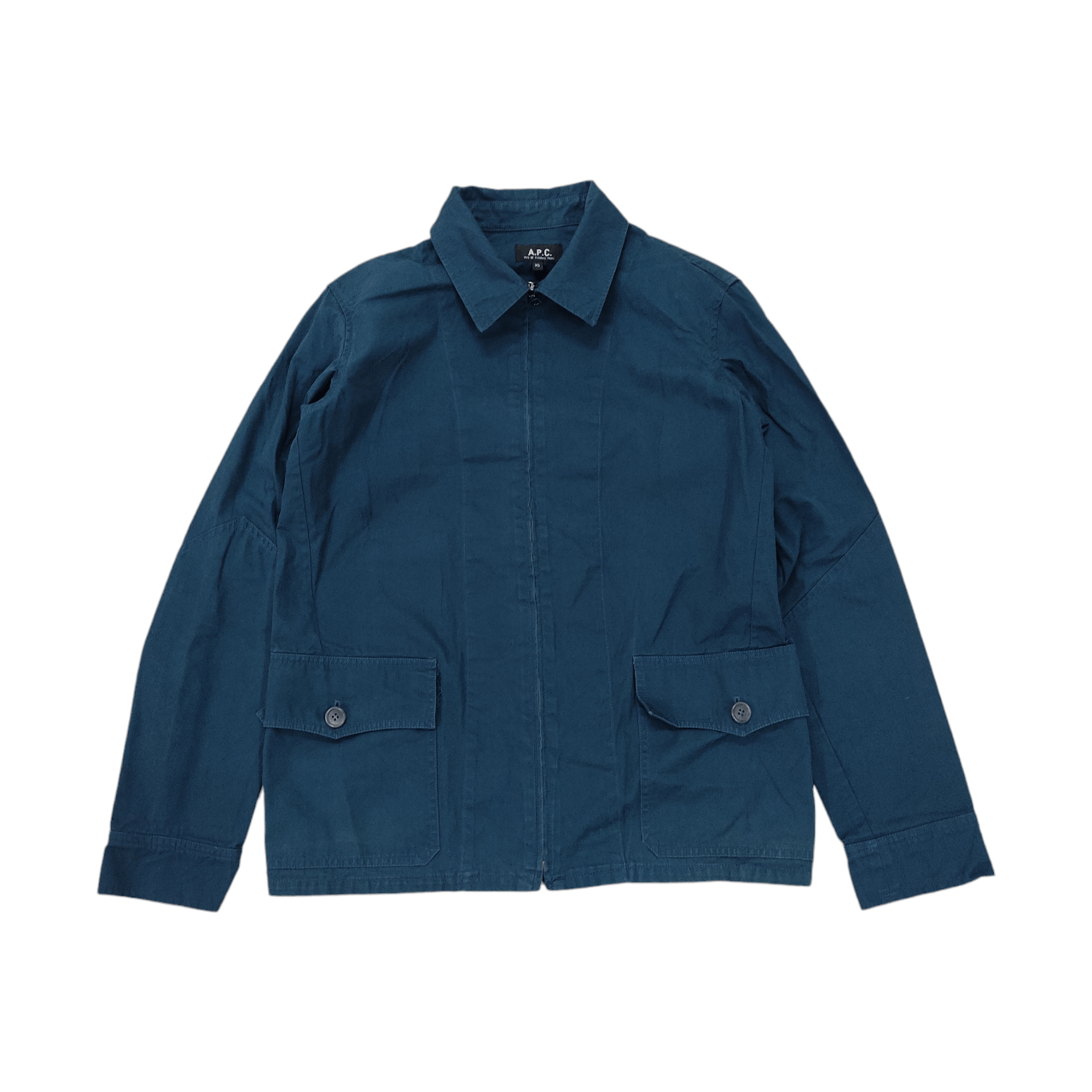 A.P.C. Light Cotton Minimalist Zipper Jacket Size US S / EU 44-46 / 1 - 4 Thumbnail