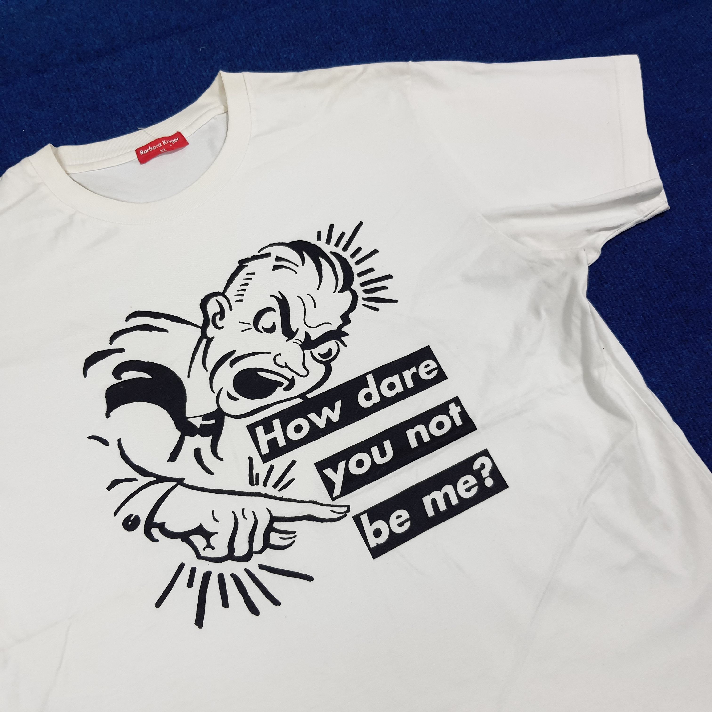 Barbara Kruger Vintage Barbara Kruger Art Tee Graphic T-Shirt C276N30 Size US XL / EU 56 / 4 - 2 Thumbnail