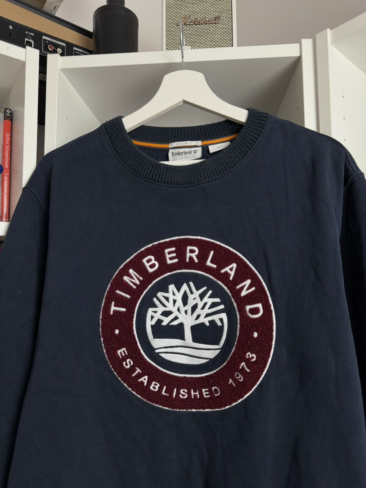 Designer × Timberland Timberland big logo sweatshirt M designer workwear baggy 90s Size US M / EU 48-50 / 2 - 3 Thumbnail