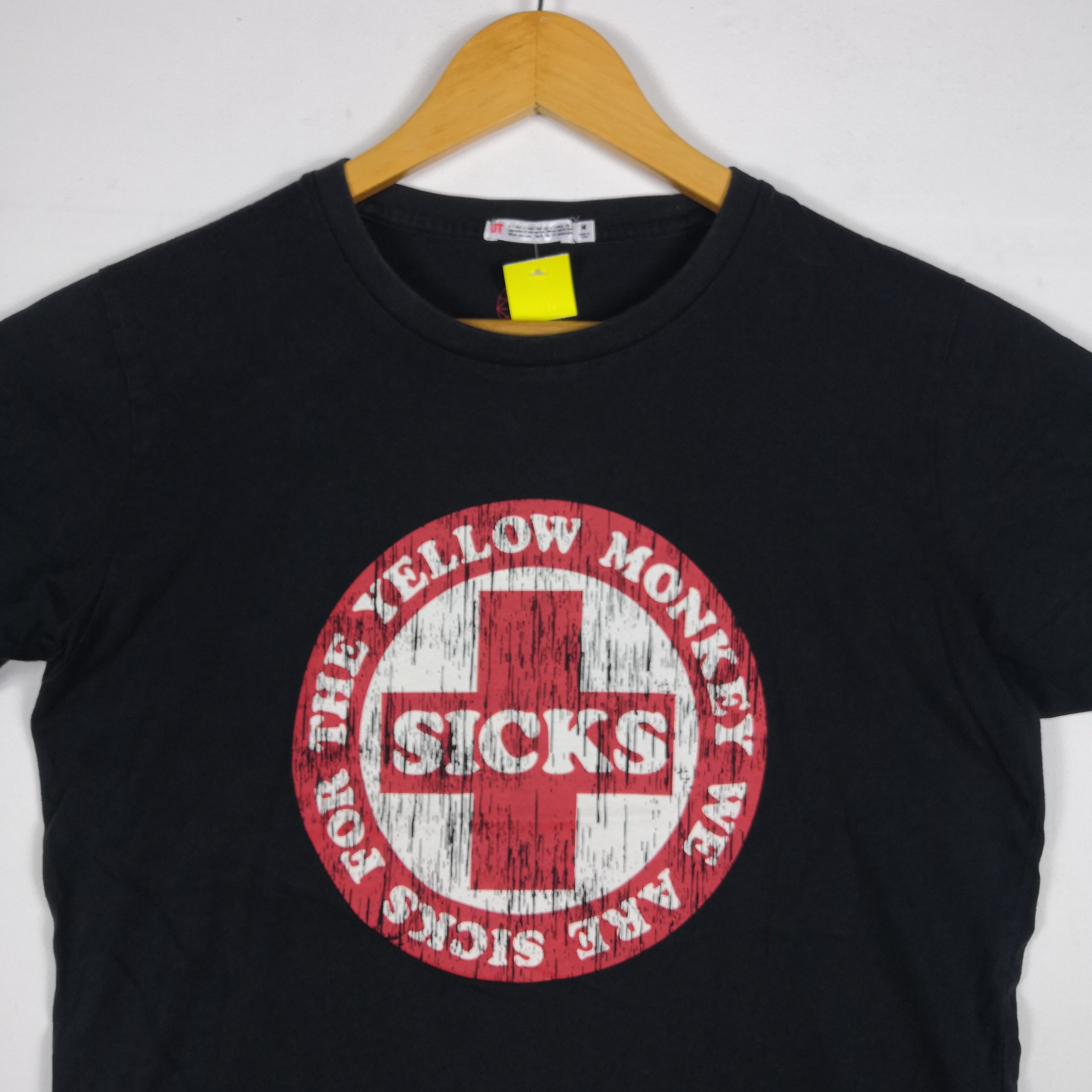Band Tees Y2K Yellow Monkey T-Shirt Japanese Sick Band Crewneck Tee Size US M / EU 48-50 / 2 - 4 Thumbnail