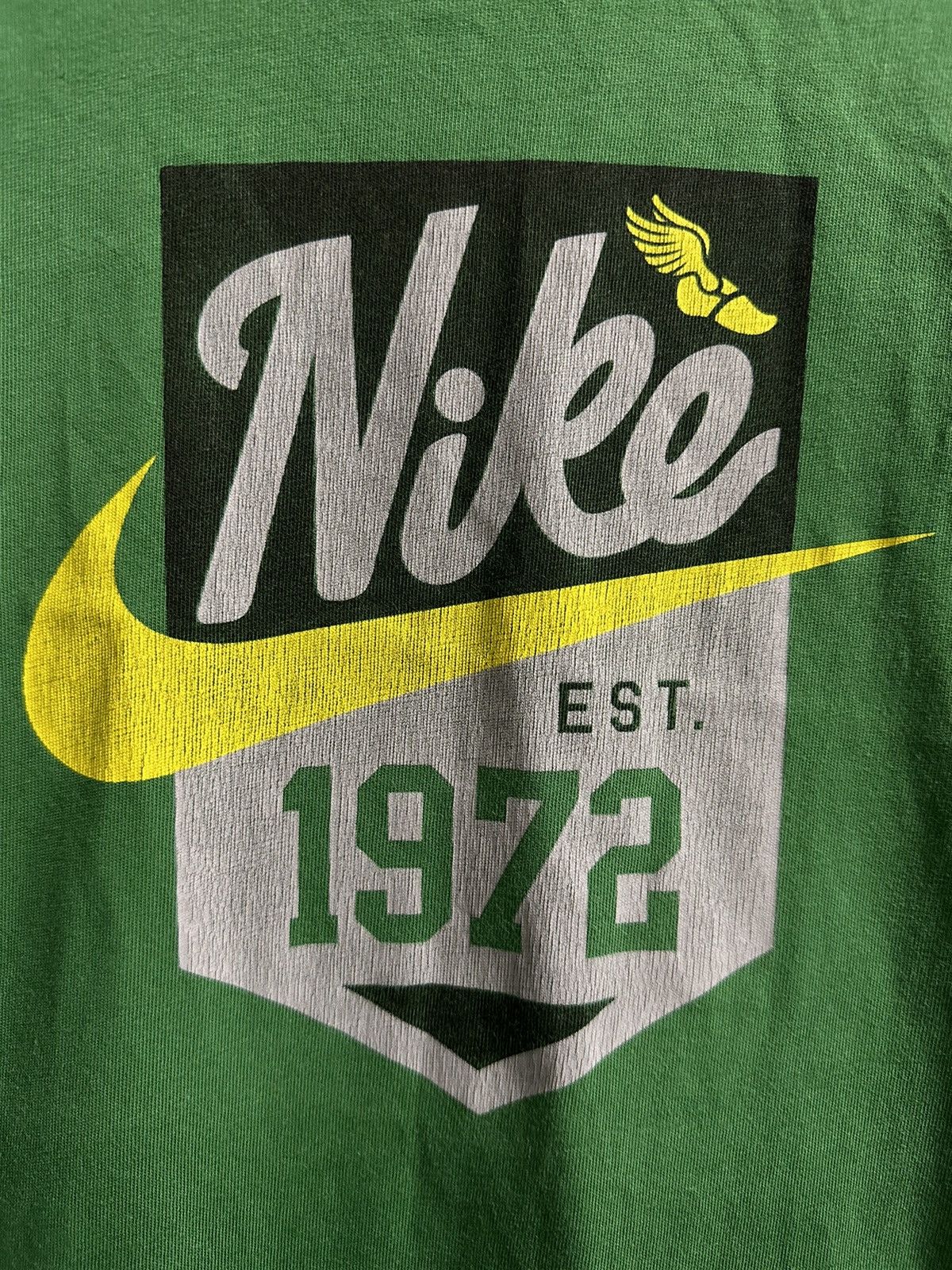 Nike Rare Vintage T-Shirt Nike 1972 Big Logo Swoosh Size US M / EU 48-50 / 2 - 2 Thumbnail