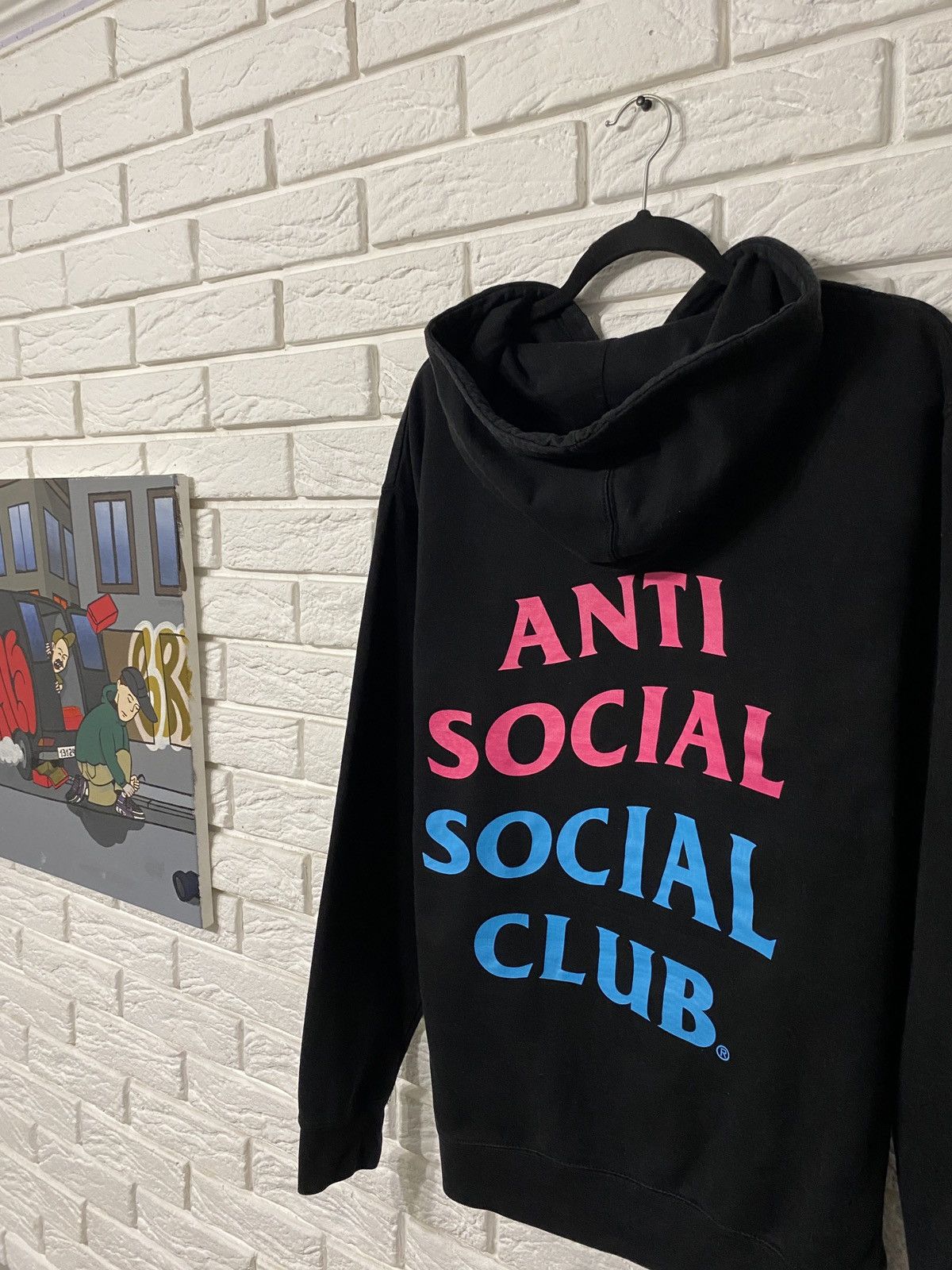 Anti Social Social Club Anti Social Social Club ASSC Pinto Black Hoodie Pullover Size US M / EU 48-50 / 2 - 4 Thumbnail