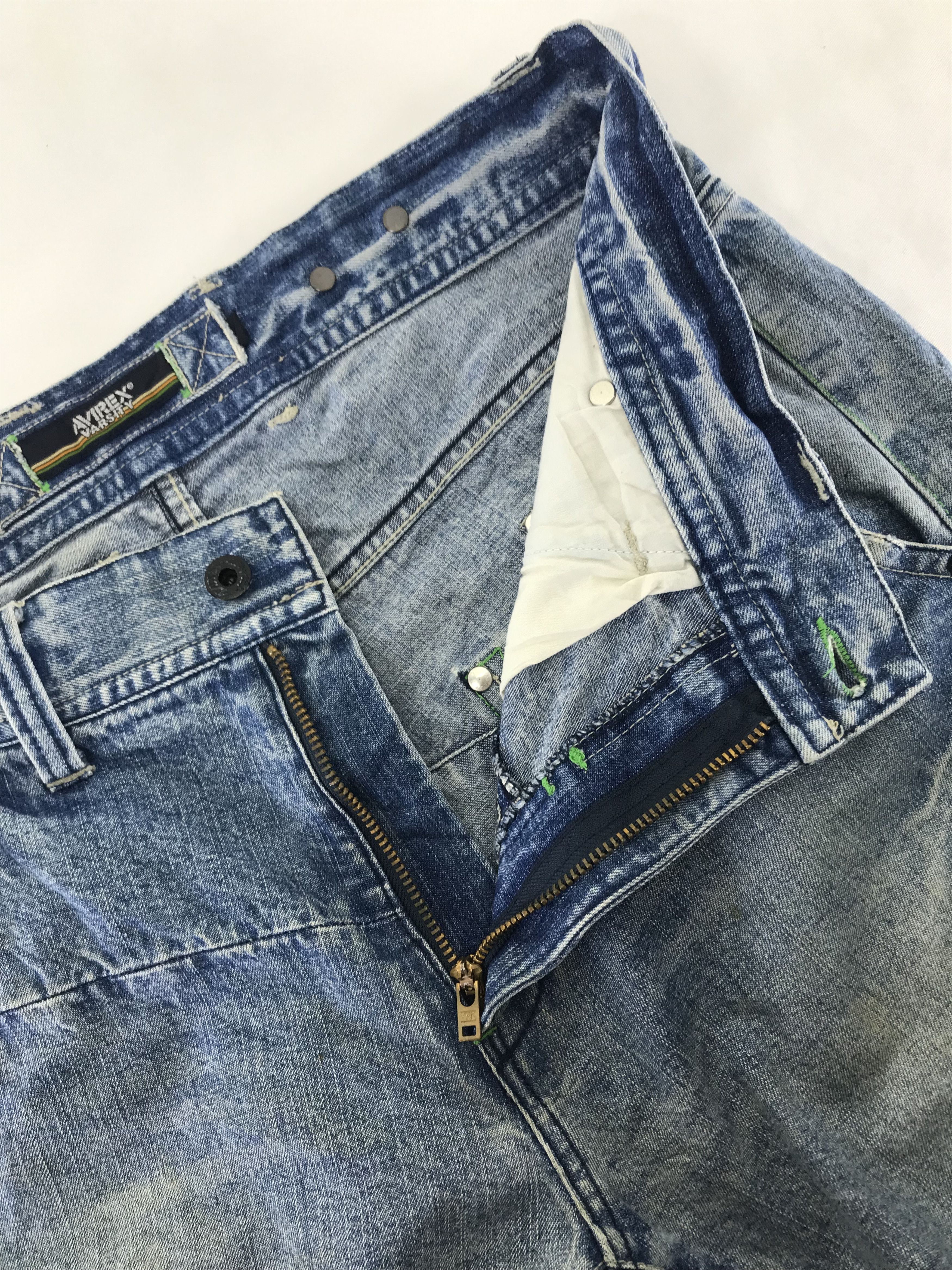 Avirex Vintage Avirex Blue Washed Baggy Jeans Size US 36 / EU 52 - 9 Thumbnail