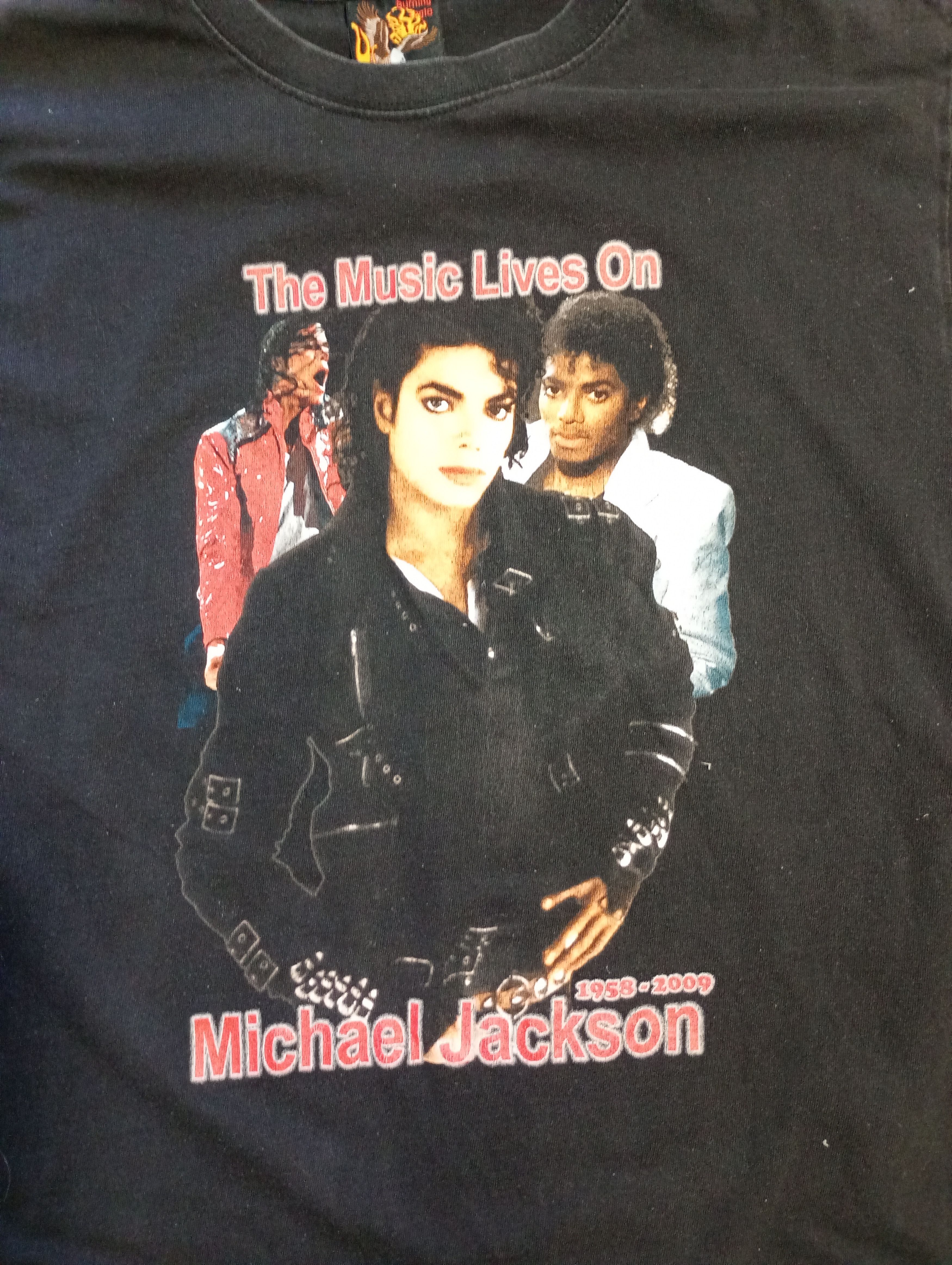 Michael Jackson Michael Jackson Burning Eagle The Music Lives One 1958-2009 Size US L / EU 52-54 / 3 - 4 Thumbnail