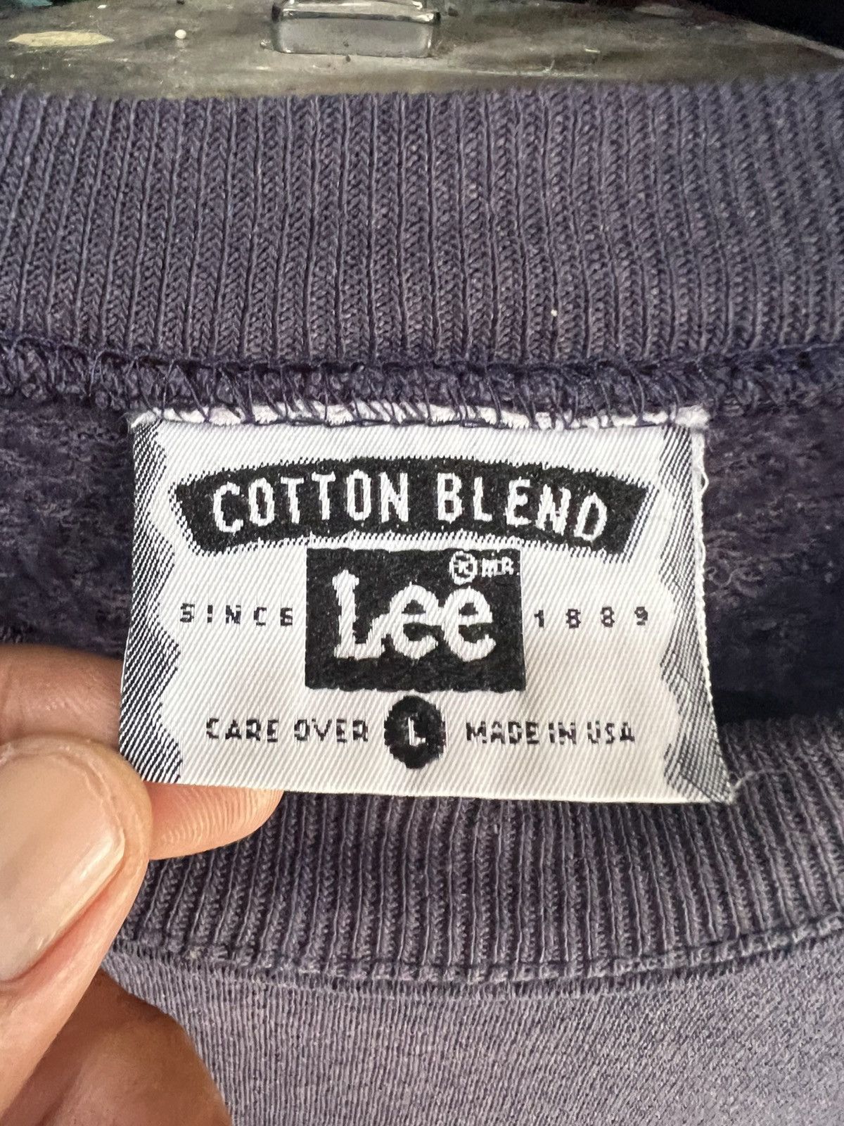 Lee 🔥Vintage Sun Faded Lee Made in Usa Crewneck Sweatshirt Size US M / EU 48-50 / 2 - 13 Thumbnail