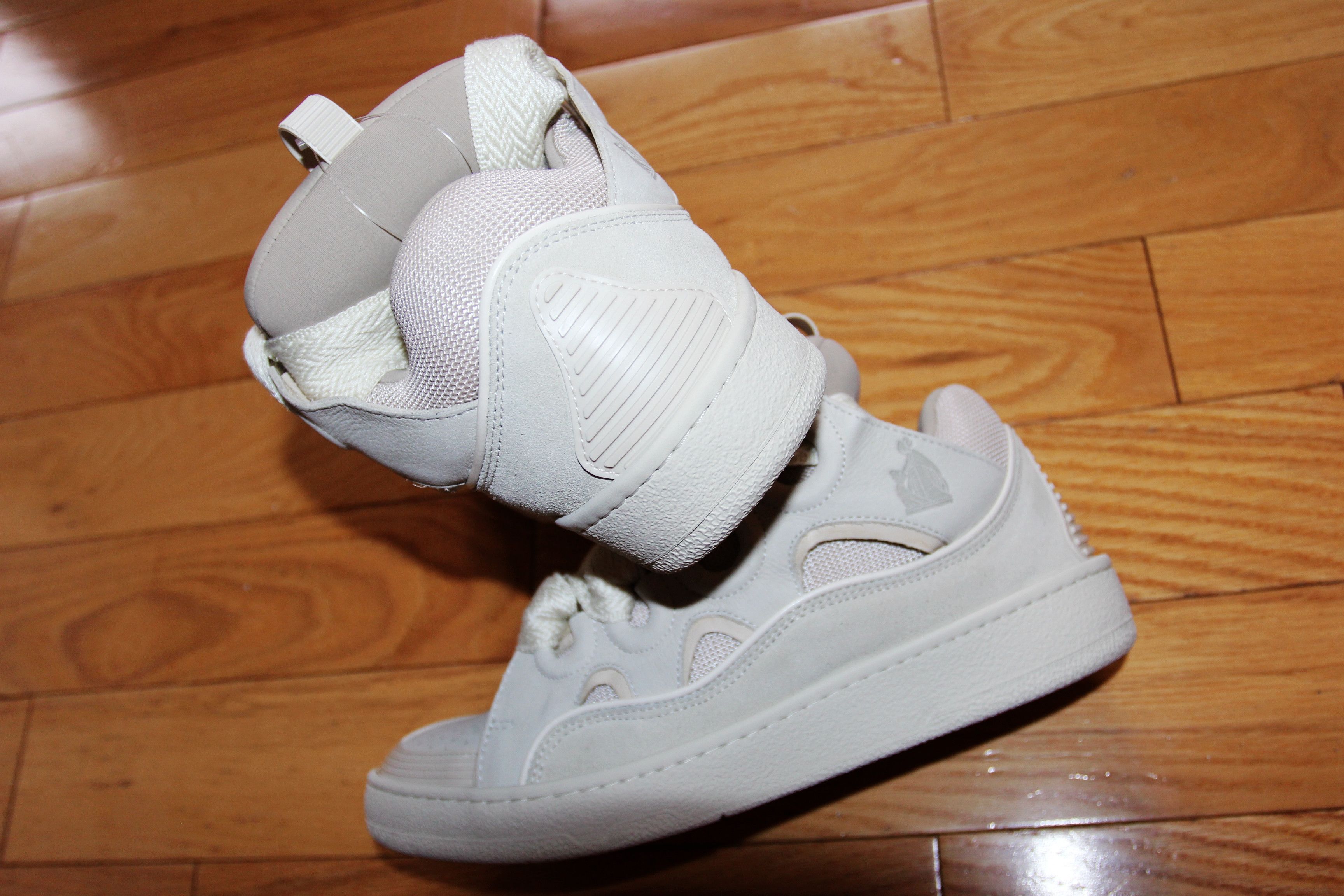 Lanvin BNWT SS24 LANVIN BASKET CURB MONOCHROME SNEAKERS PEACH 41 Size US 8 / EU 41 - 4 Thumbnail