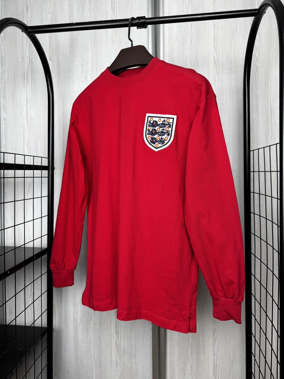 Other England 1966 Football Soccer Jersey Retro Replica Score Draw Size US M / EU 48-50 / 2 - 6 Thumbnail