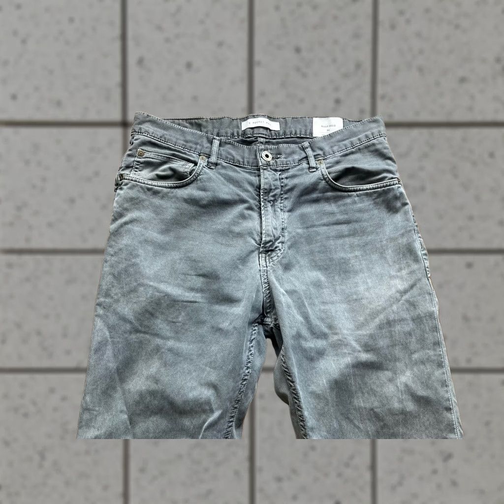 Billy Reid Billy Reid Pants Mens Size 30 Gray Corduroy Chino 5 Pocket USA Made Size US 30 / EU 46 - 1 Thumbnail