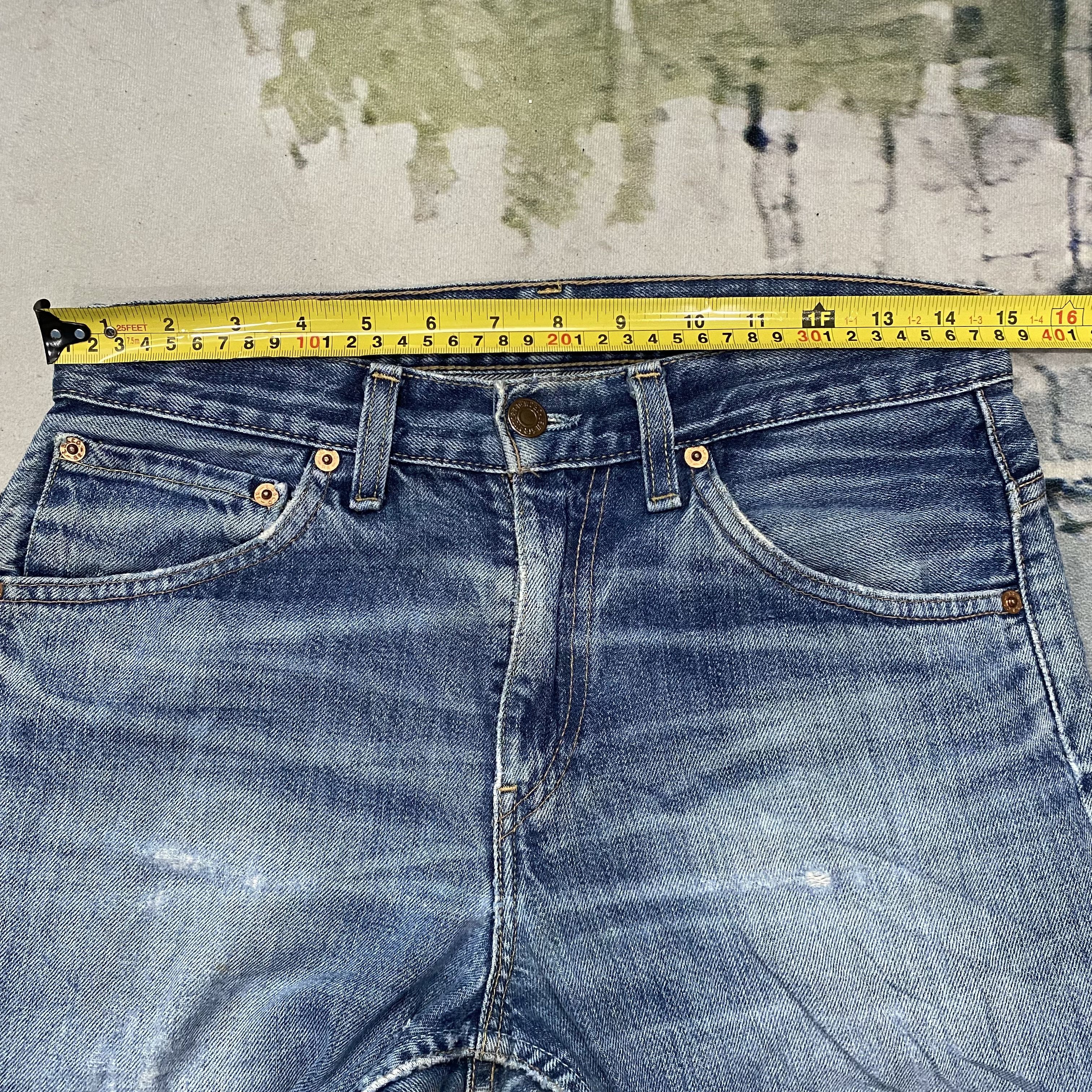 Levi's 🔥 Vintage Levis 507 Distress Aging Bootcut Denim Size US 29 - 20 Thumbnail