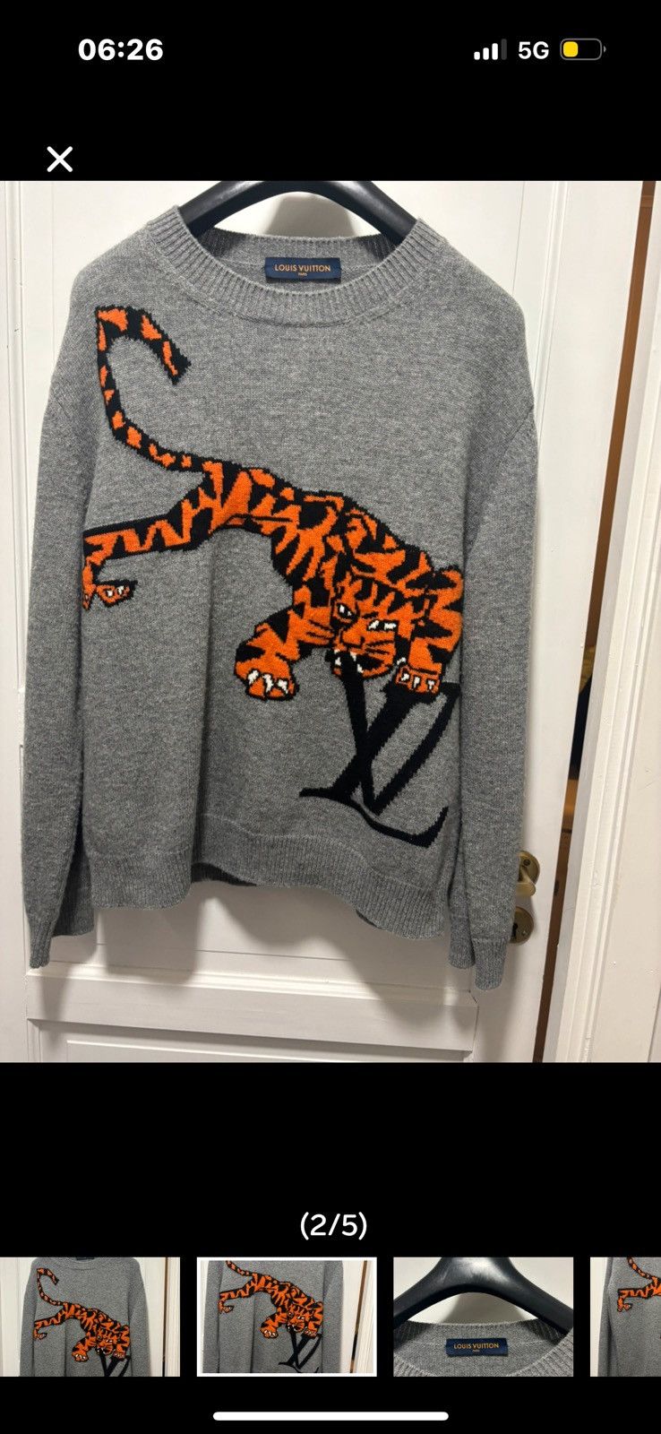 Louis Vuitton Lv tiger sweater Size US M / EU 48-50 / 2 - 2 Thumbnail