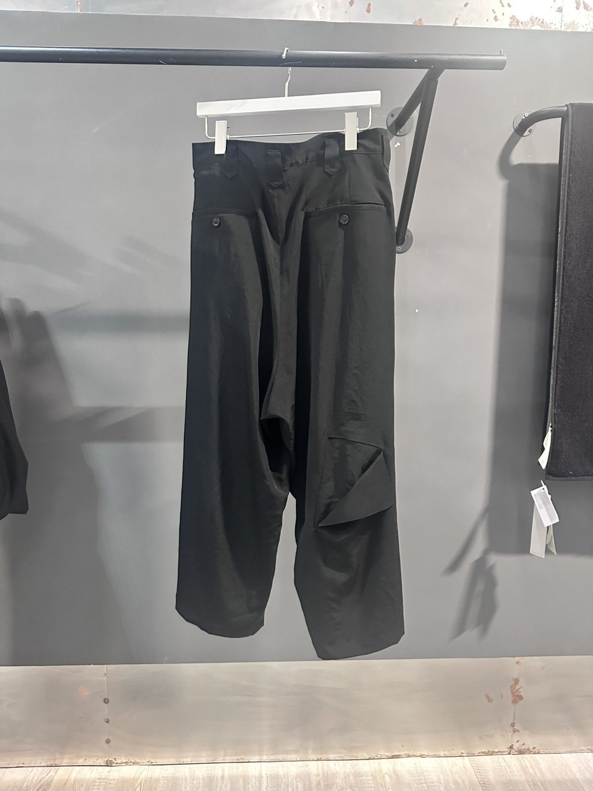 Yohji Yamamoto Yohji yamamoto Center Tucked pants Size US 33 - 2 Thumbnail