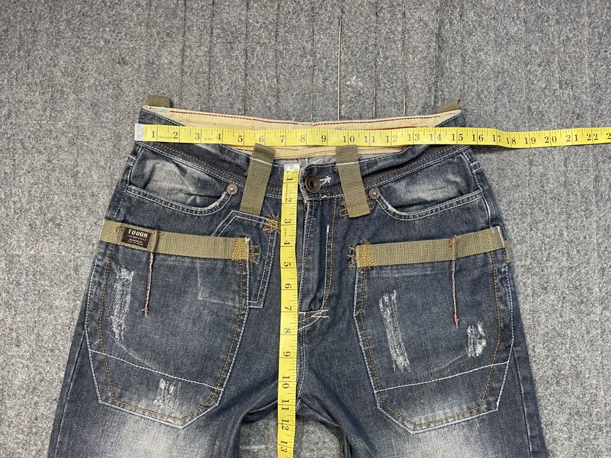 Other Y2k Tough Jeansmith Tactical Denim Green Straps Size 30 31 Size US 31 - 14 Thumbnail