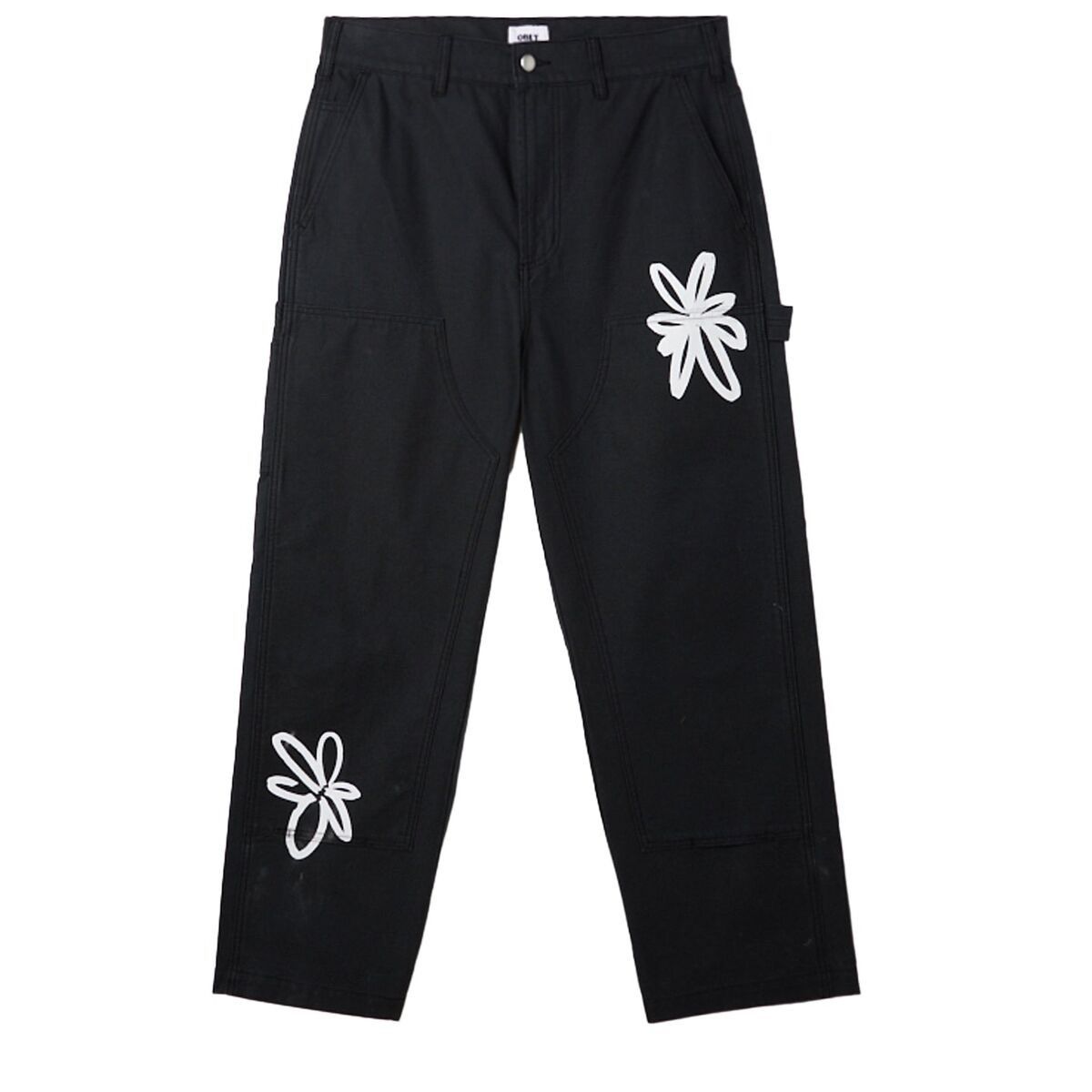 Obey !DS! SS23 Obey Big Timer Twill Printed Carpenter Work Pants Size US 32 / EU 48 - 2 Thumbnail