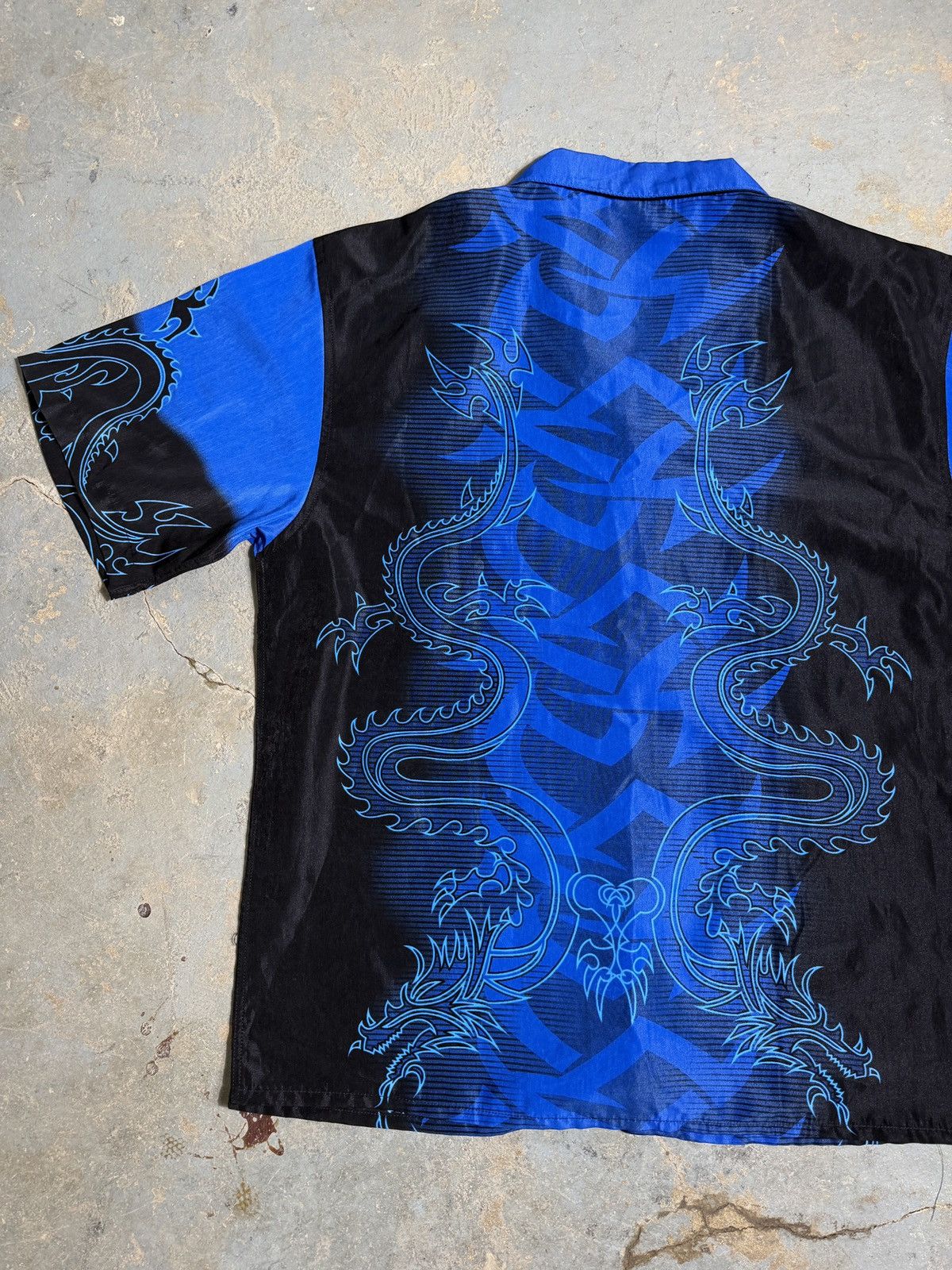 Other Vintage Y2K Dragon Flames Button Up Shirt Size US XL / EU 56 / 4 - 4 Thumbnail