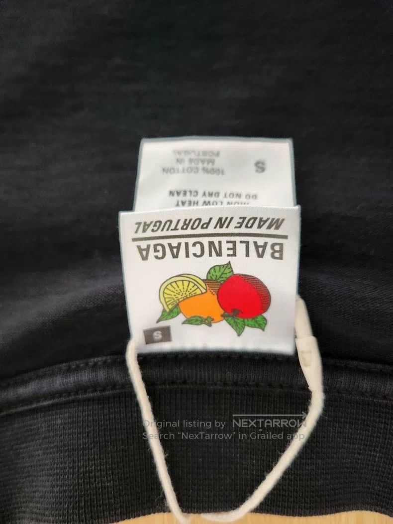 Balenciaga Balenciaga Embroidered Logo Short Sleeve Size US S / EU 44-46 / 1 - 4 Thumbnail