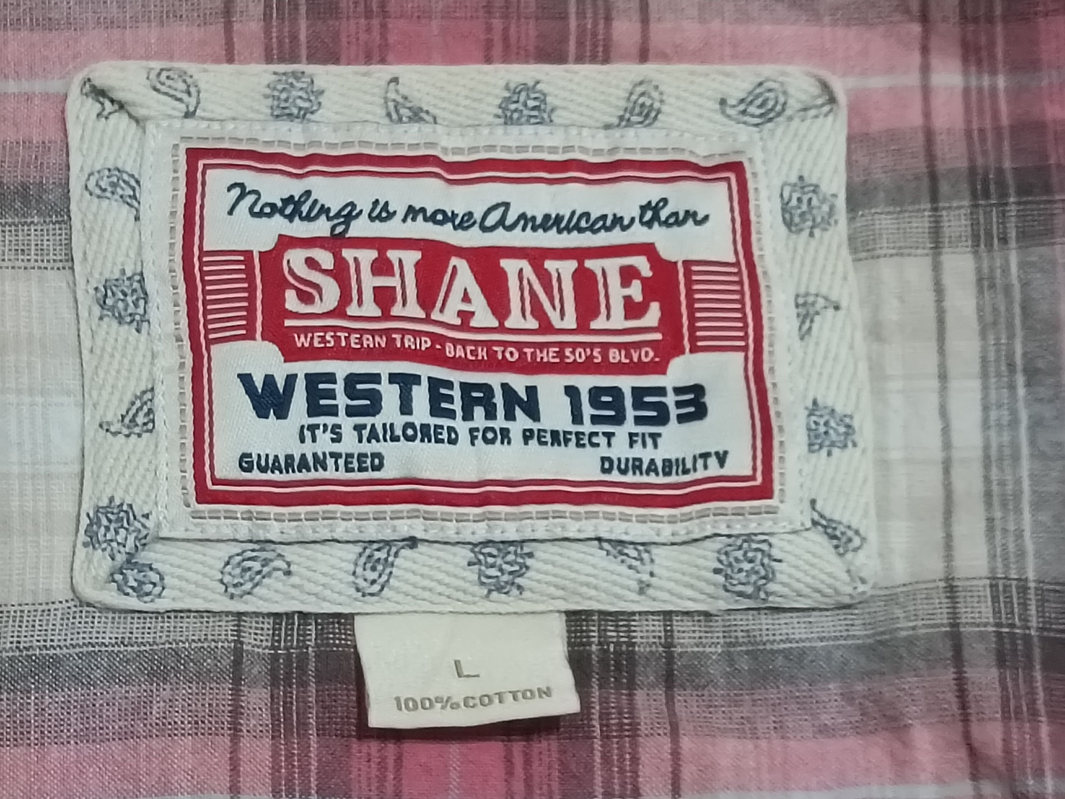 Cowboy Equipment SHANE JEANS COMPANY WESTERNER CHAMBRAY SHIRT Size US L / EU 52-54 / 3 - 2 Thumbnail