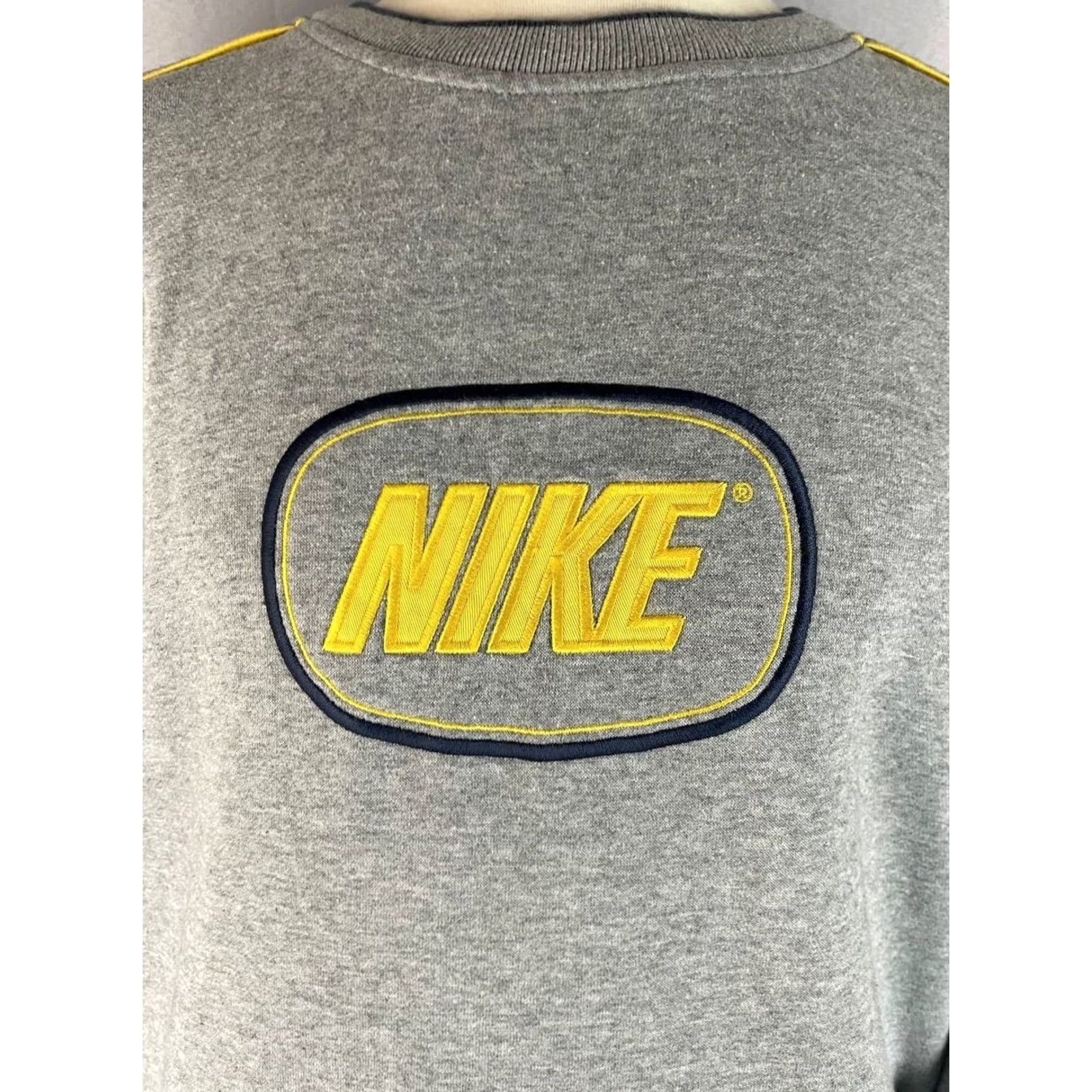 Nike Nike Shirt Mens XXL Gray Sweatshirt Size Cotton Crew Neck Long Sleeve Pullover Size US XXL / EU 58 / 5 - 5 Thumbnail