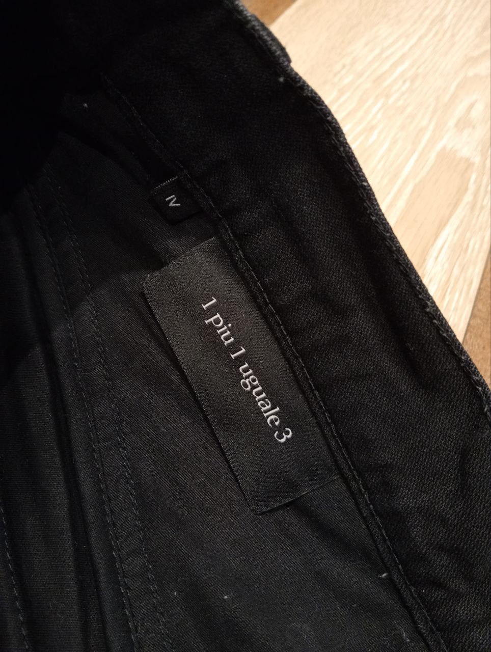 Japanese Brand JAPANESE 1 PIU 1 UGUALE 3 BIKER DENIM PANTS Size US 31 - 9 Thumbnail