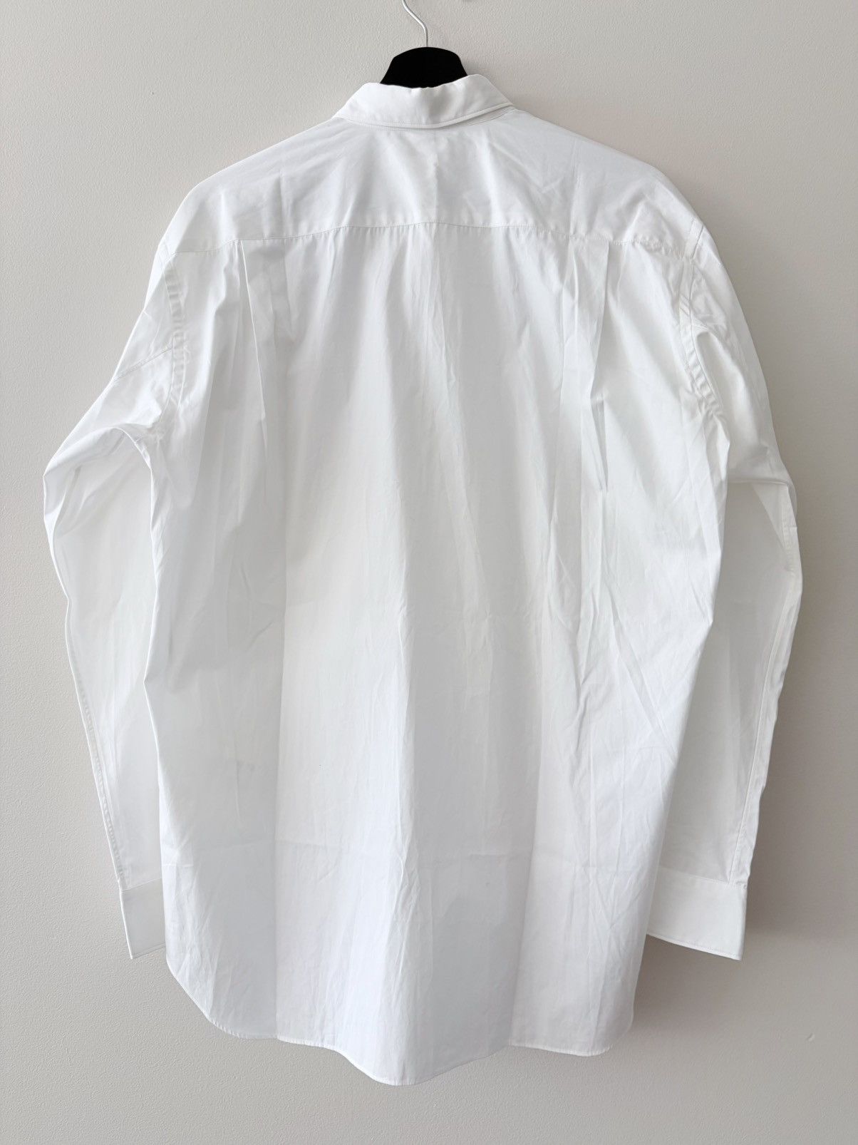 Comme des Garcons SHIRT Comme des Garçons SHIRT Silver Grommet Detail White Shirt Size US M / EU 48-50 / 2 - 2 Thumbnail