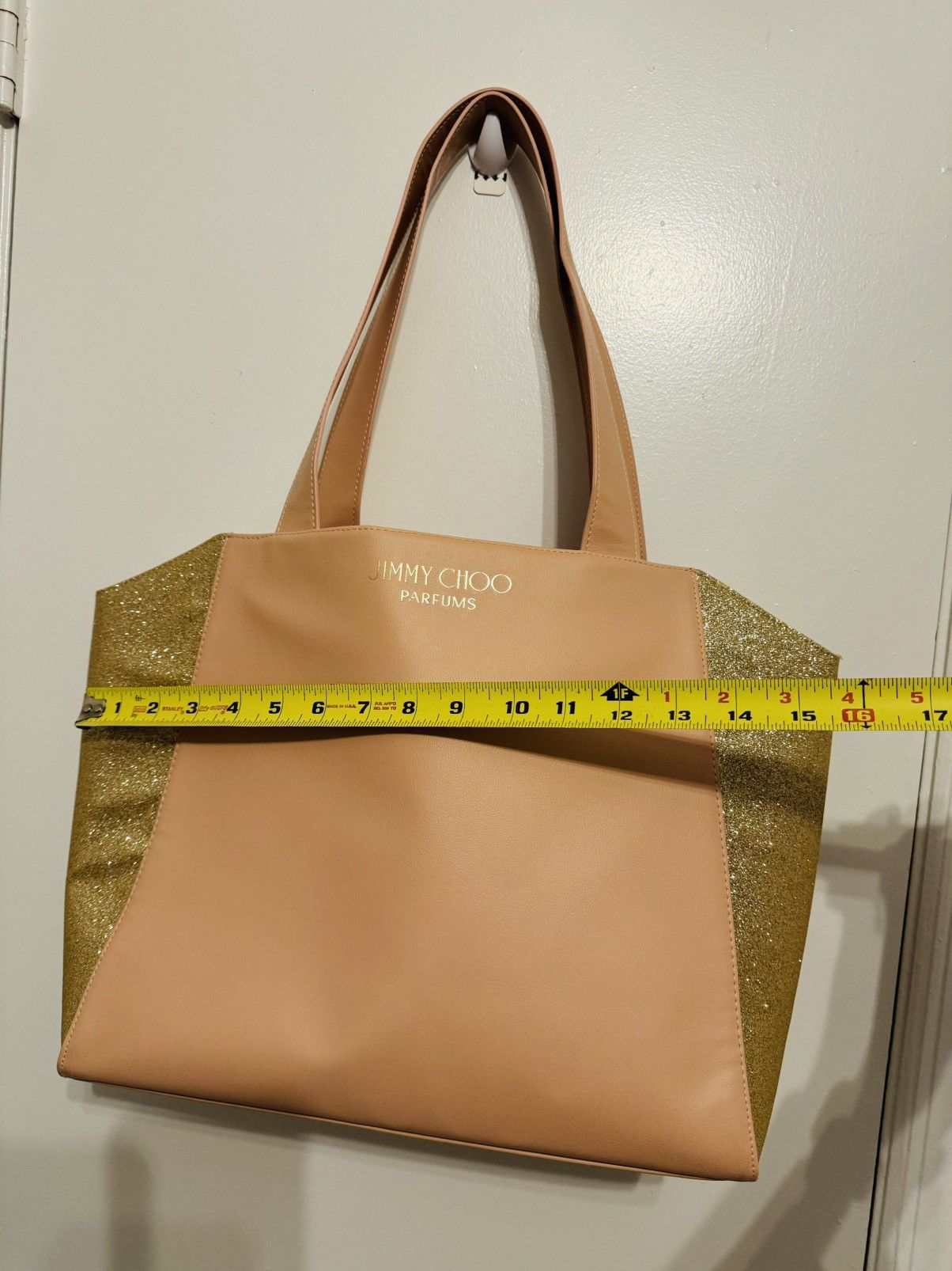 Jimmy Choo Jimmy Choo Pink, Gold Tote Bag Size ONE SIZE - 8 Thumbnail