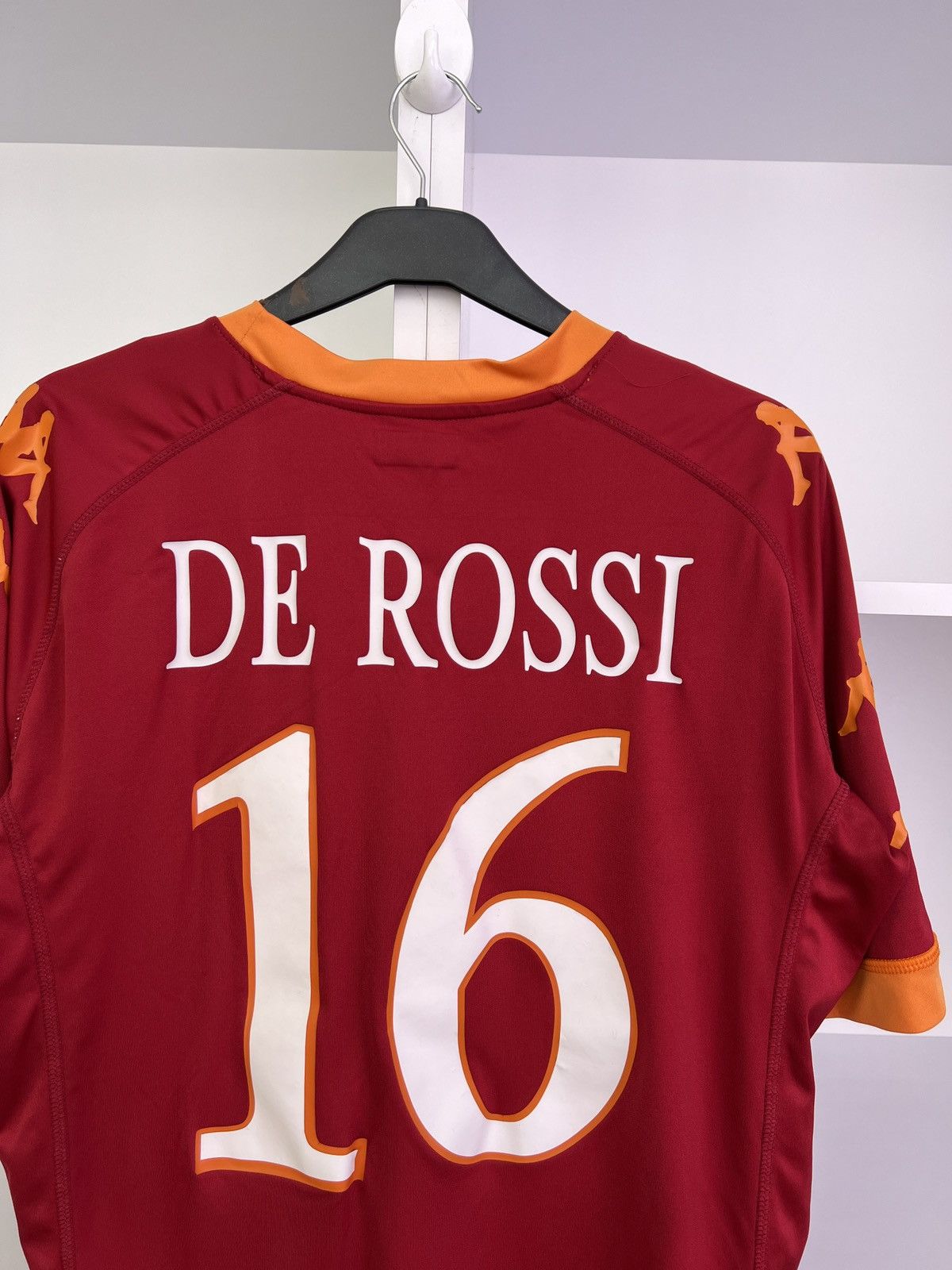 Kappa × Vintage Vintage Roma 12/13 De Rossi Home Jersey Size US XL / EU 56 / 4 - 15 Thumbnail