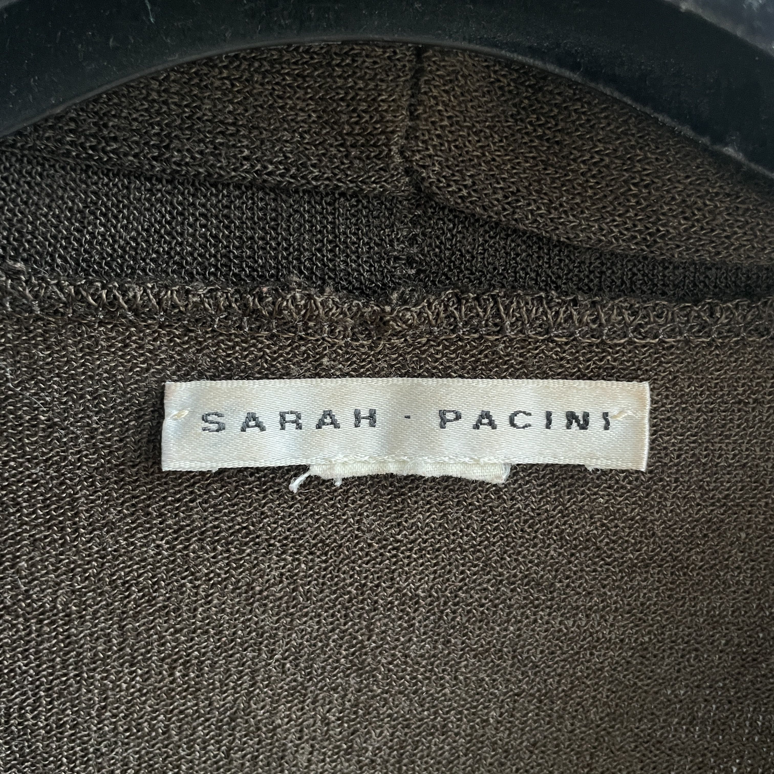 Sarah Pacini Sarah Pacini Vintage Oversized Open Front Wool Cardigan Size ONE SIZE - 7 Thumbnail