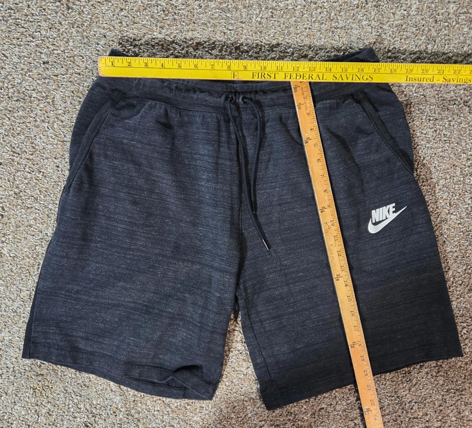 Nike Nike Shorts Men’s 2XL Athletic Heather Gray Side Zip Pocket Size US 40 / EU 56 - 2 Thumbnail