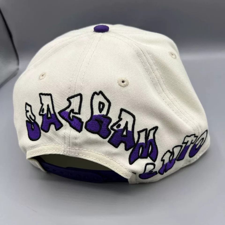 New Era × Vintage Sacramento Kings Hat Men Graffiti Retro Snap Back A-Frame Size ONE SIZE - 8 Thumbnail
