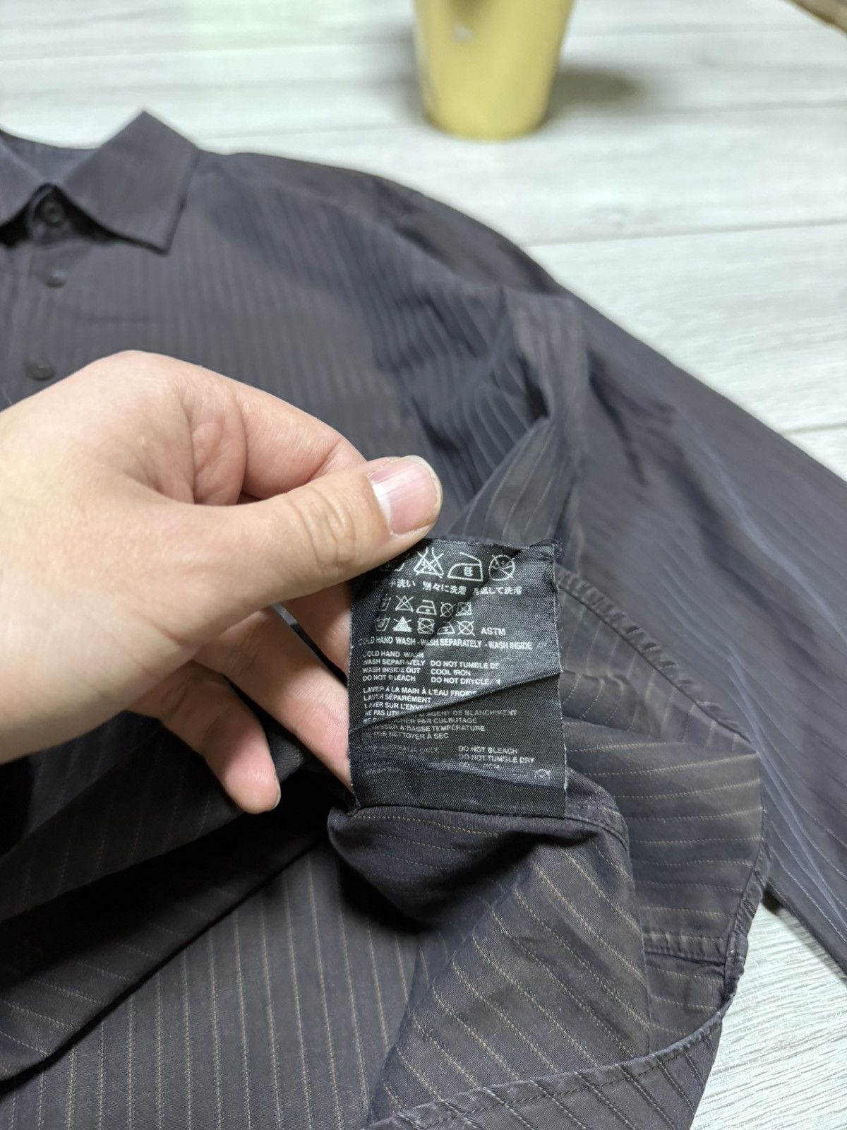 Prada Prada vintage striped shirt buttons Size US L / EU 52-54 / 3 - 5 Thumbnail
