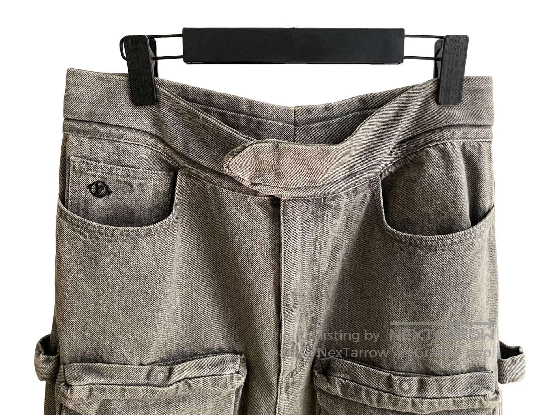 Louis Vuitton Louis Vuitton Gray Denim Cargo Pants. Size US 32 / EU 48 - 3 Thumbnail