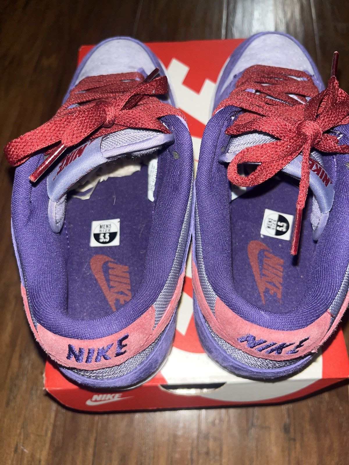 Nike Nike Dunk “Plum” Size US 5.5 / EU 38 - 1 Thumbnail