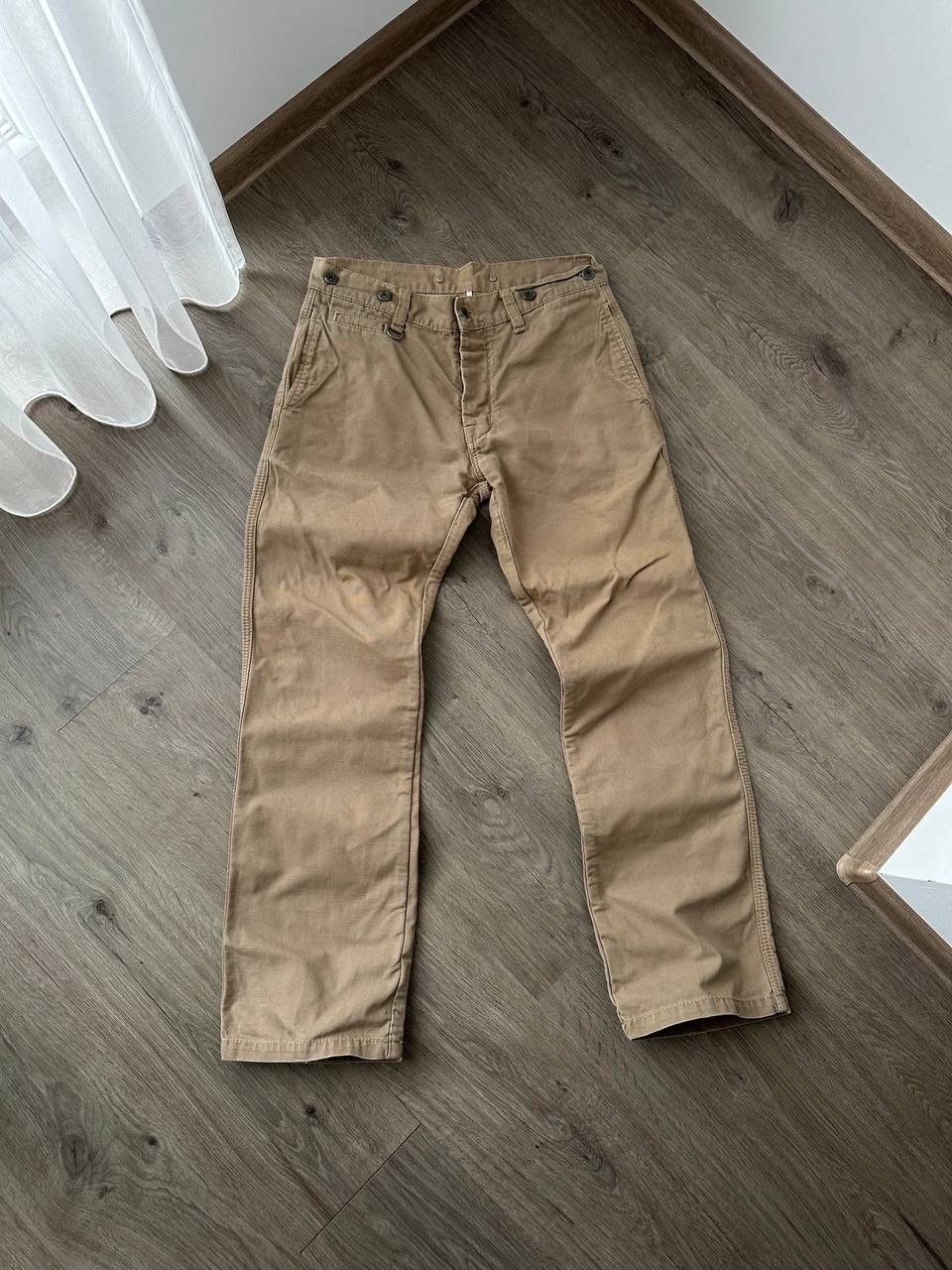 Japanese Brand × Pike Brothers × Vintage Vintage Pike Brother Brown Hunting Denim Pants Size US 32 / EU 48 - 1 Thumbnail
