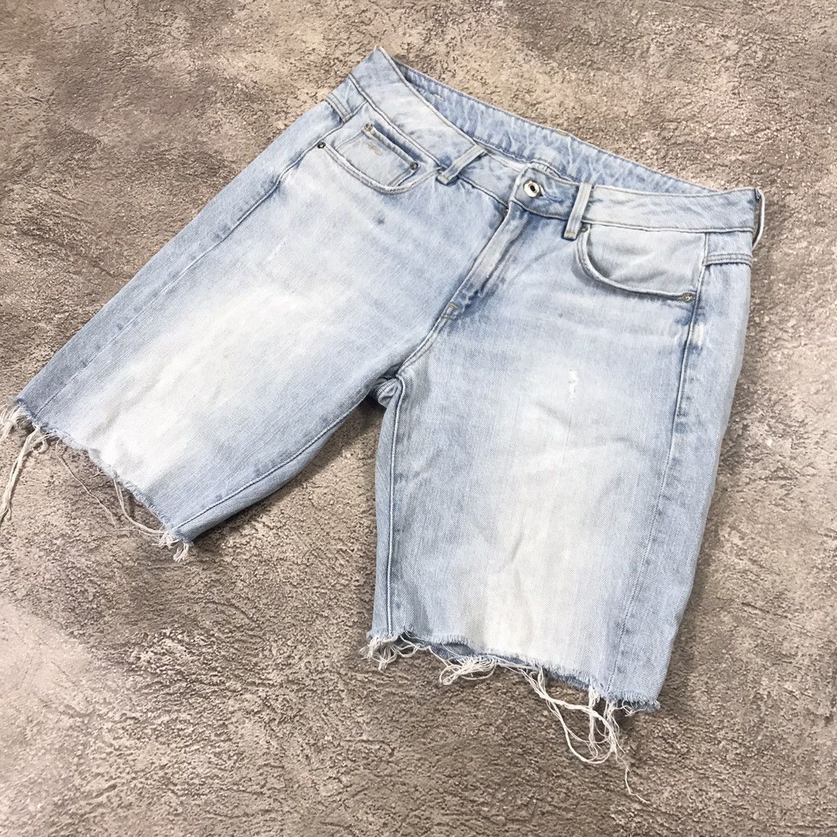 G-Star VINTAGE G-STAR DISTRESSED SHORTS JAPAN STREETWEAR Y2K Size US 26 / EU 42 - 4 Thumbnail