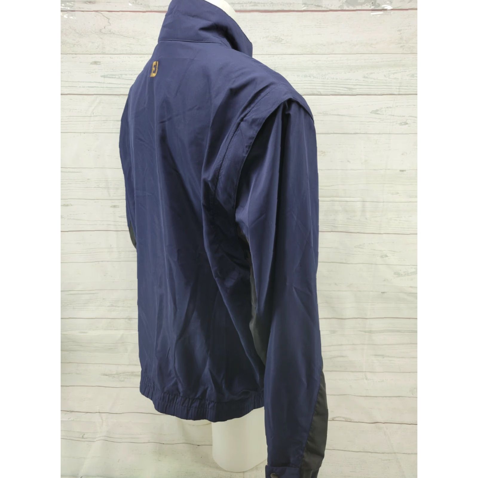 Footjoy FootJoy Dryjoys FJ Mens LRG Jacket Windbreaker Removable Sleeves Full Zip Golf Size US L / EU 52-54 / 3 - 4 Thumbnail