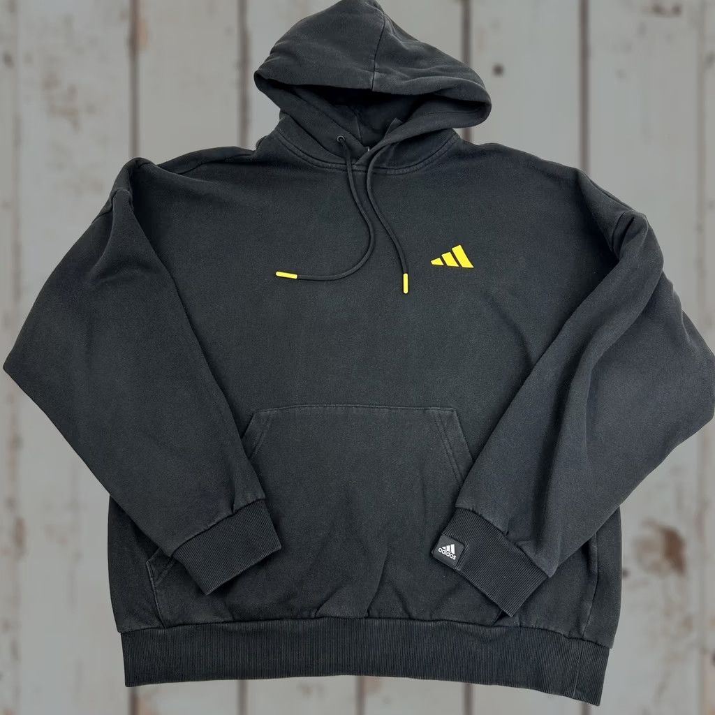 Adidas Adidas Hoodie Mens Medium Black Pullover Cat Basketball 3 Stripes Sweatshirt M Size US M / EU 48-50 / 2 - 1 Thumbnail