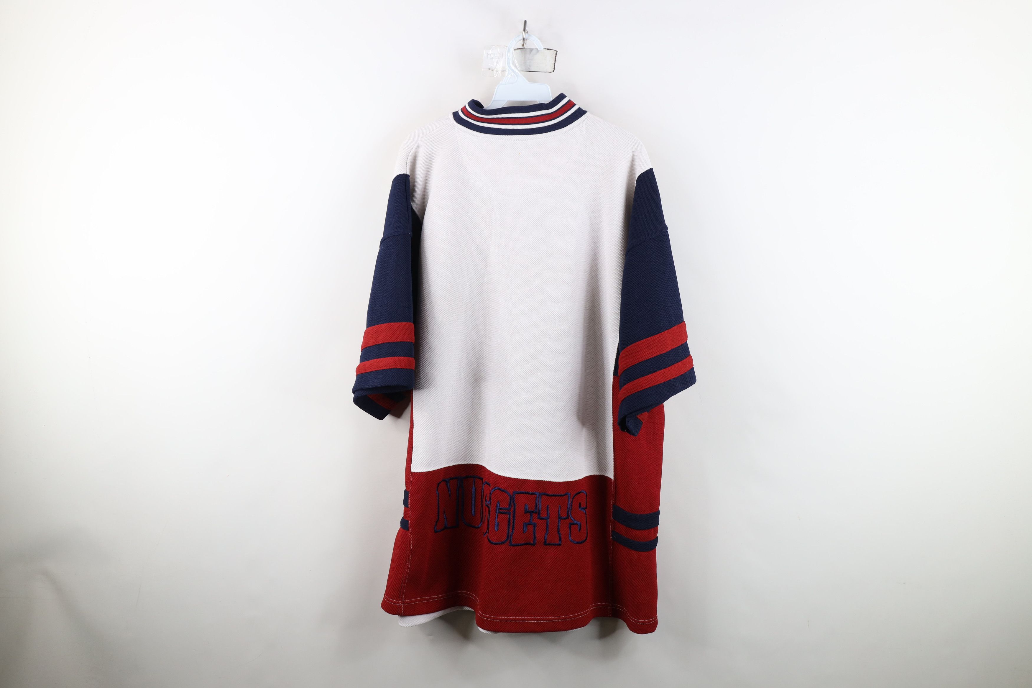 Starter Starter NBA Authentics Worn Eric Washington Warm Up Shirt Size US XXL / EU 58 / 5 - 13 Thumbnail