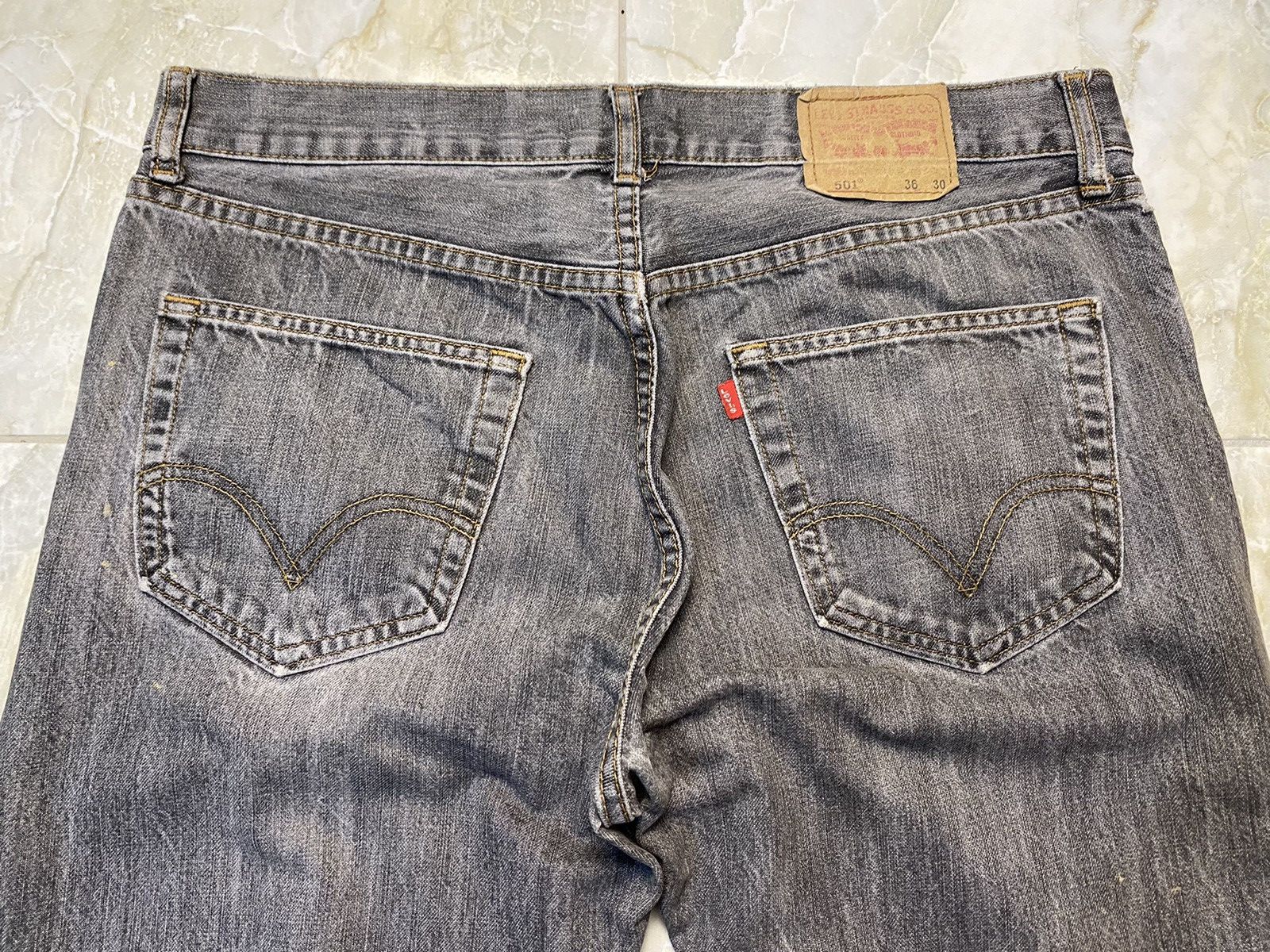 Levi's × Vintage Levis 501 Button Fly Size US 36 / EU 52 - 22 Thumbnail