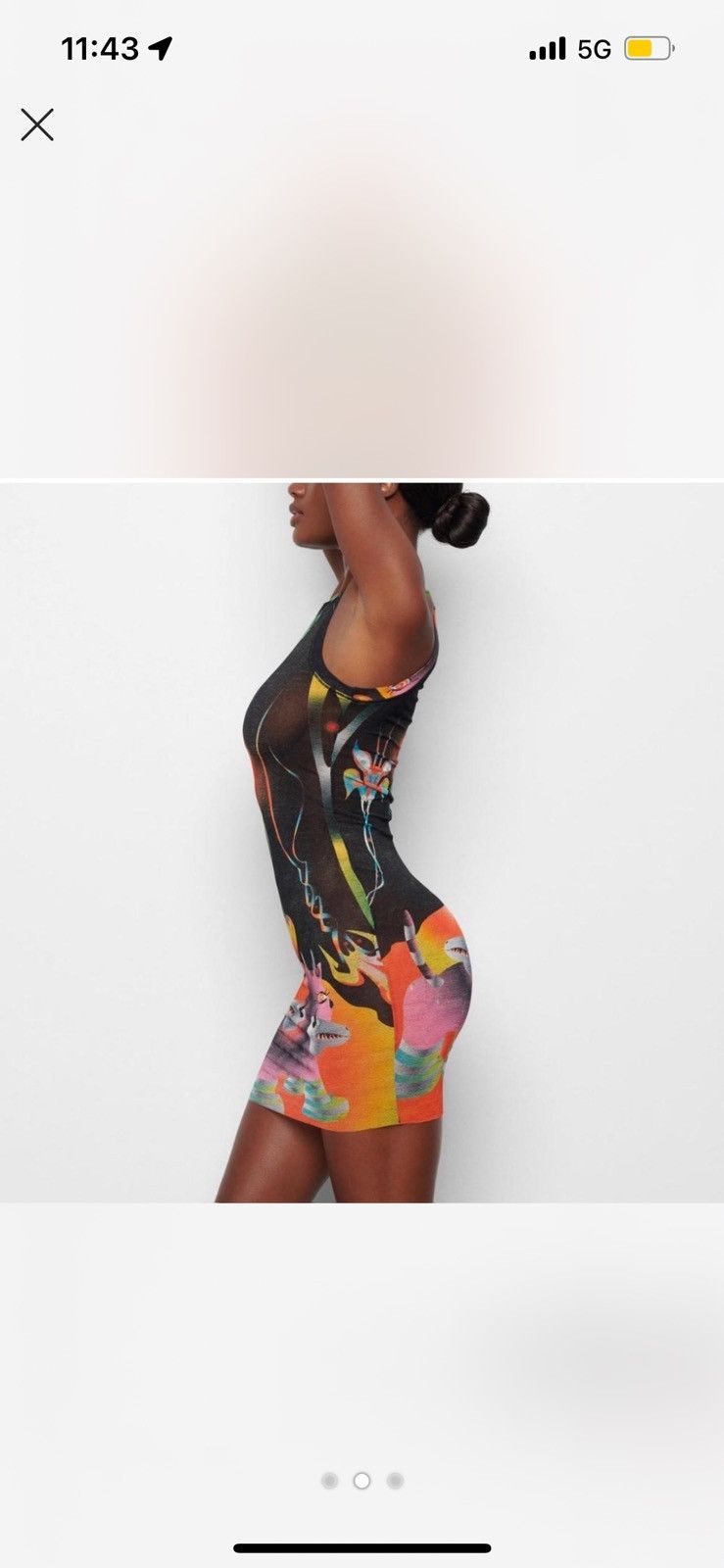 SKIMS SKIMS Summer Mesh Dress Obsidian Mini Size XS / US 0-2 / IT 36-38 - 2 Thumbnail
