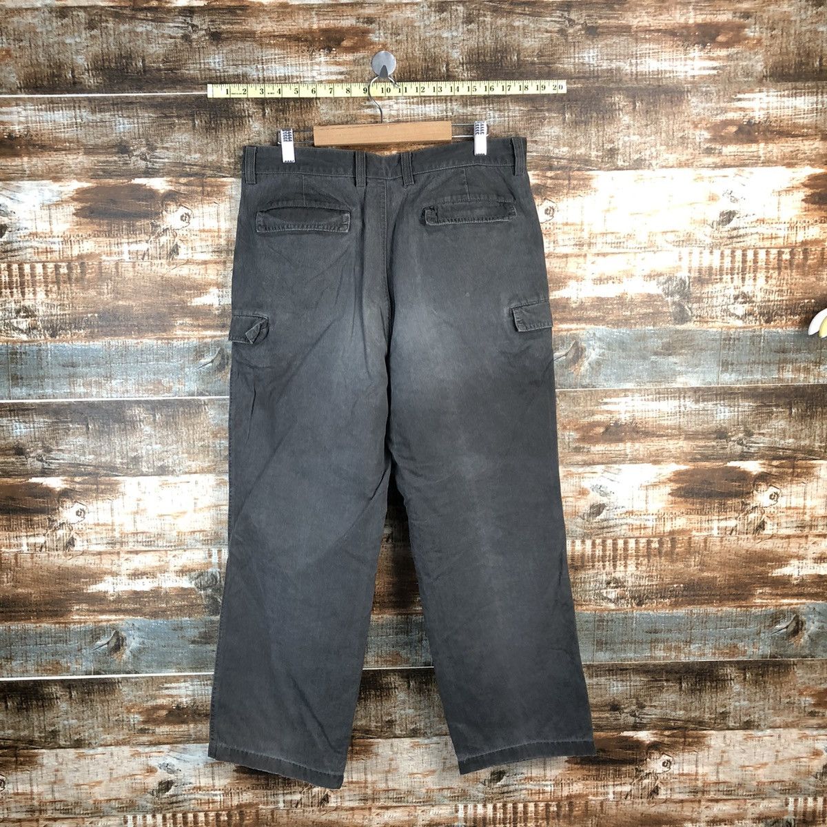 Japanese Brand Polo Grey Cargo Multipocket Pants #A1398 Size US 32 / EU 48 - 15 Thumbnail